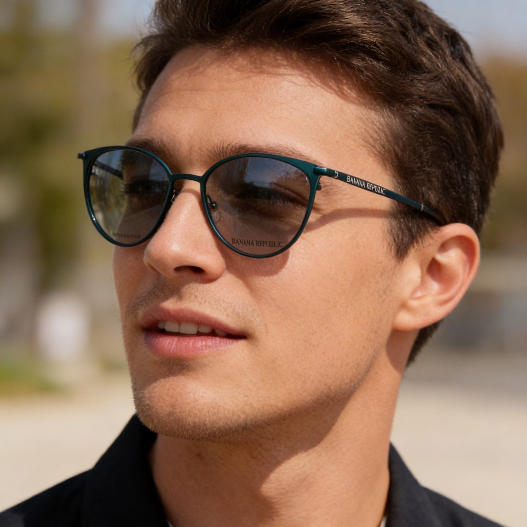 Gafas Banana Republic Ginnifer para hombre con montura metálica transparente y lentes de policarbonato de 51 mm, Photo 5