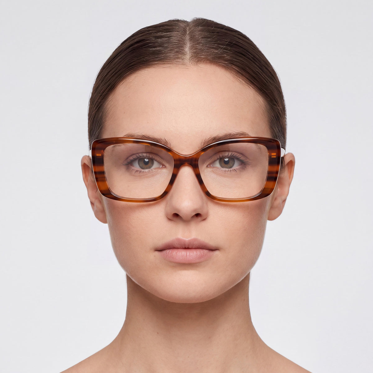 Max & Co. Mo5132 Women's Optical Eye Glasses with Orange Horn Frame, Lens Width 51mm, Bridge 15mm, Temple 140mm, Photo 4