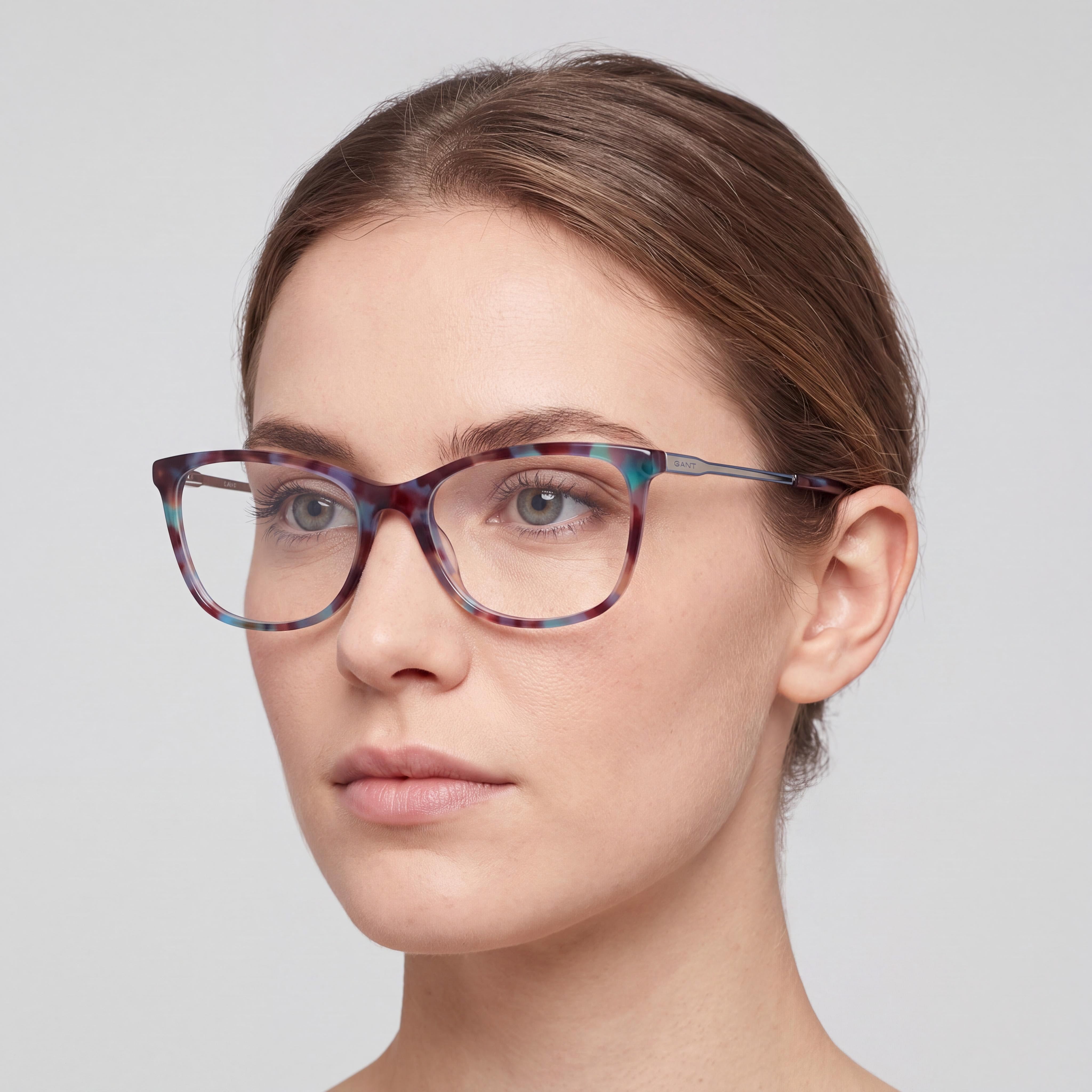 GANT Ga4104 Women's Havana Palladium Plastic Optical Frames with Clear Polycarbonate Lenses 50-17-140, Photo 4