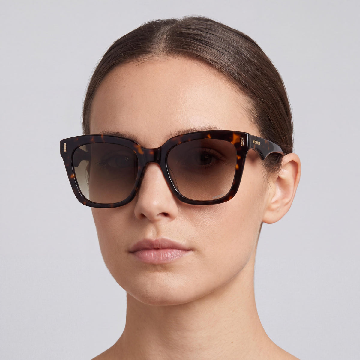 Missoni Women's Modern Acetate Frame Eyeglasses in Azul with Blue Lenses, Size 53-19-145, Photo 4