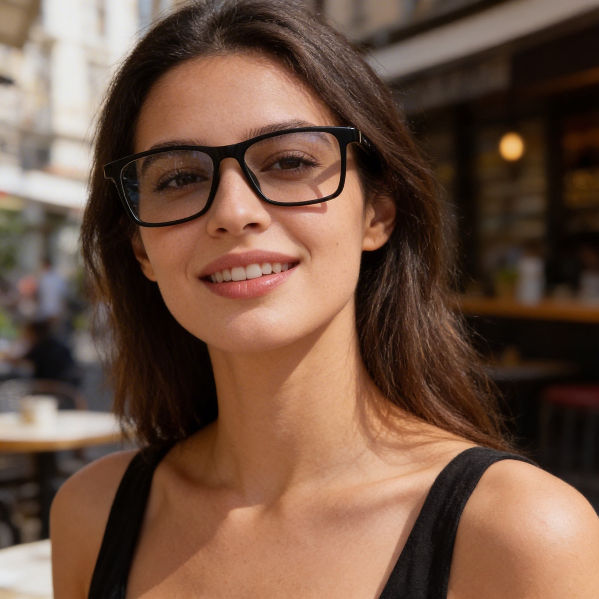 Hugo Boss BOSS 1084/IT Gafas unisex con montura de acetato negro y lentes de policarbonato, tamaño 56 mm, Photo 4