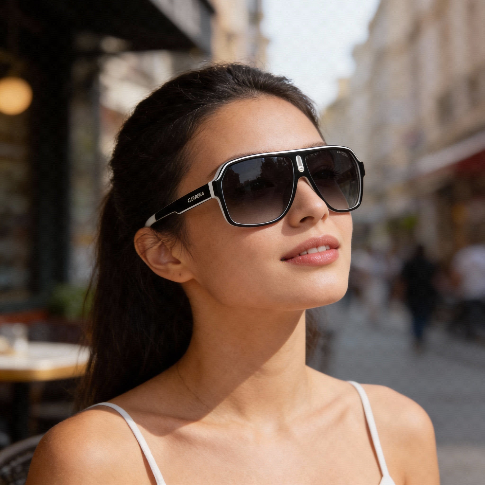 Carrera 1001/S Unisex Black/Gray Shaded Plastic UV Protected Non-Polarized 62mm, Photo 5