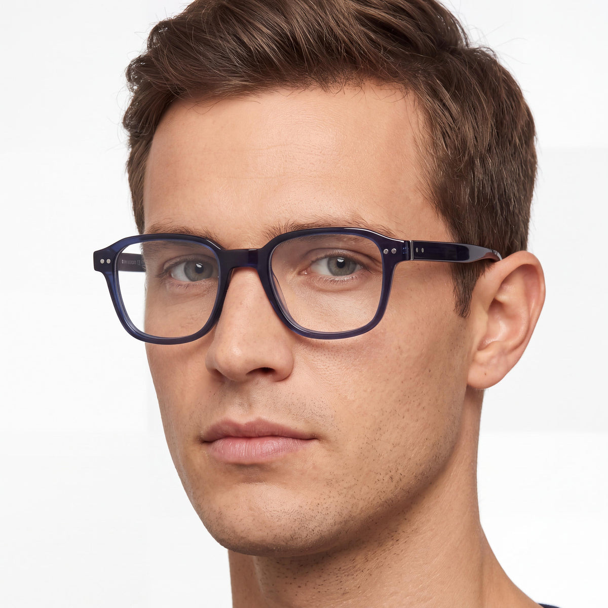 Tommy Hilfiger 1983 Men's Modern Acetate Eyewear Frame, Blue Palladium, 50-21-150, Photo 3