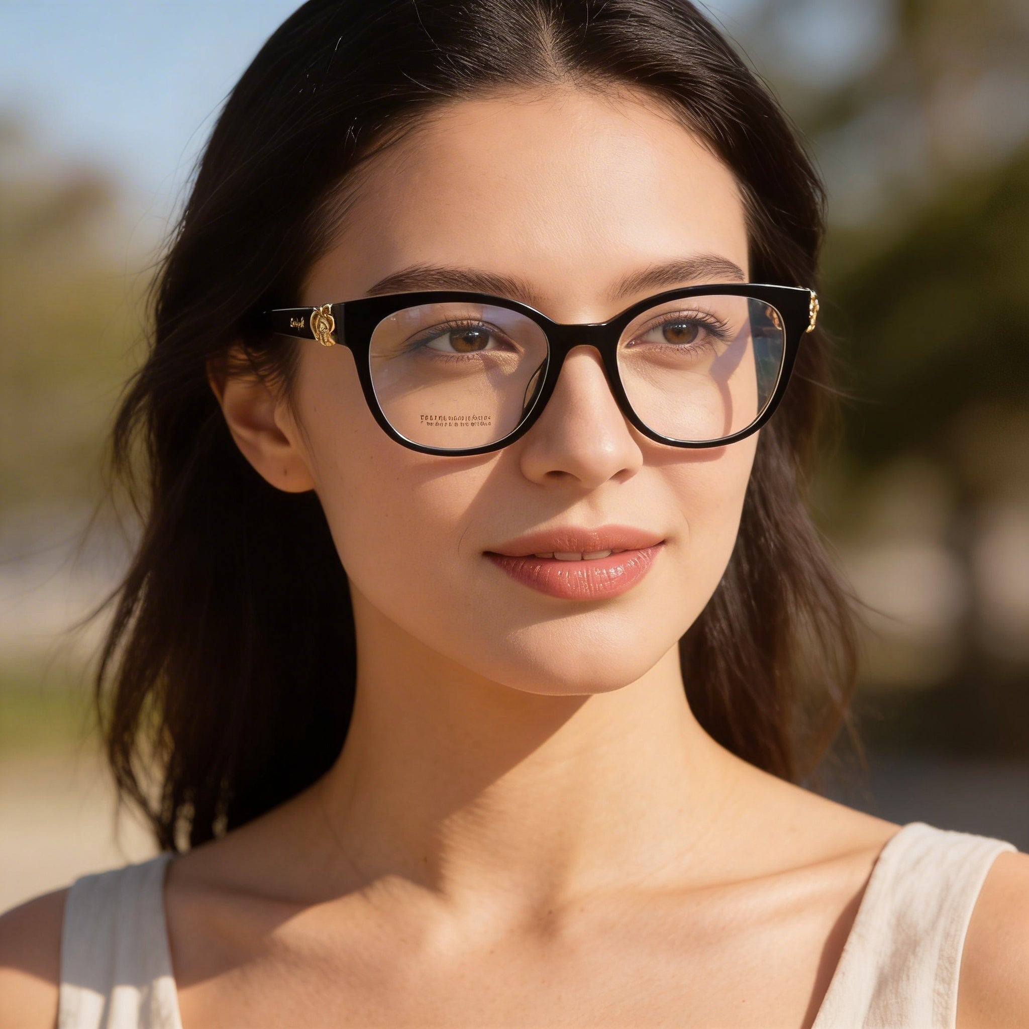 Chopard Vch356s Women's Shiny Black Acetate Eyeglass Frame 53mm, Photo 4