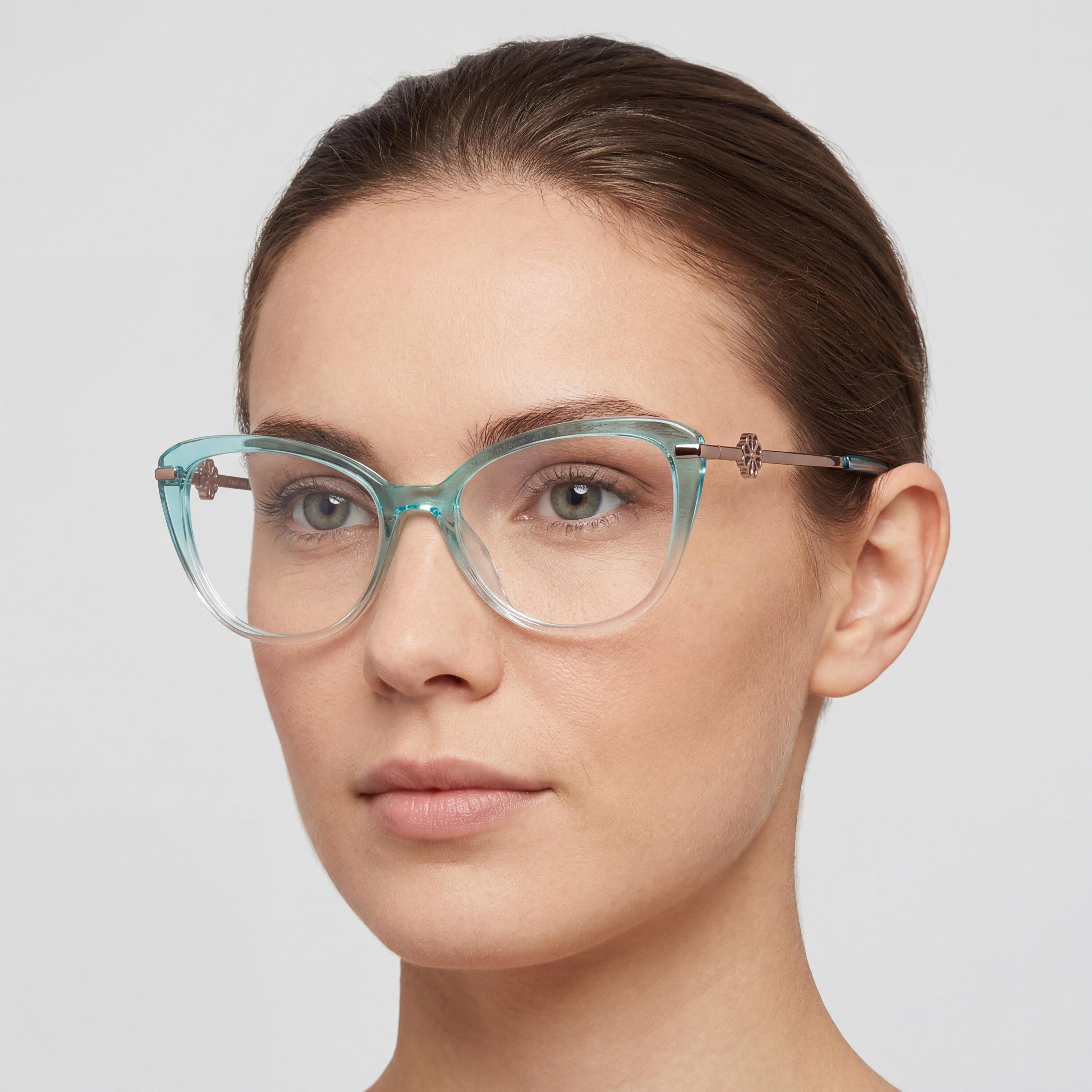 kate spade new york FLAVIA Women's Green Pink Acetate Frame Sunglasses with Polycarbonate Lenses, 51mm, Photo 4