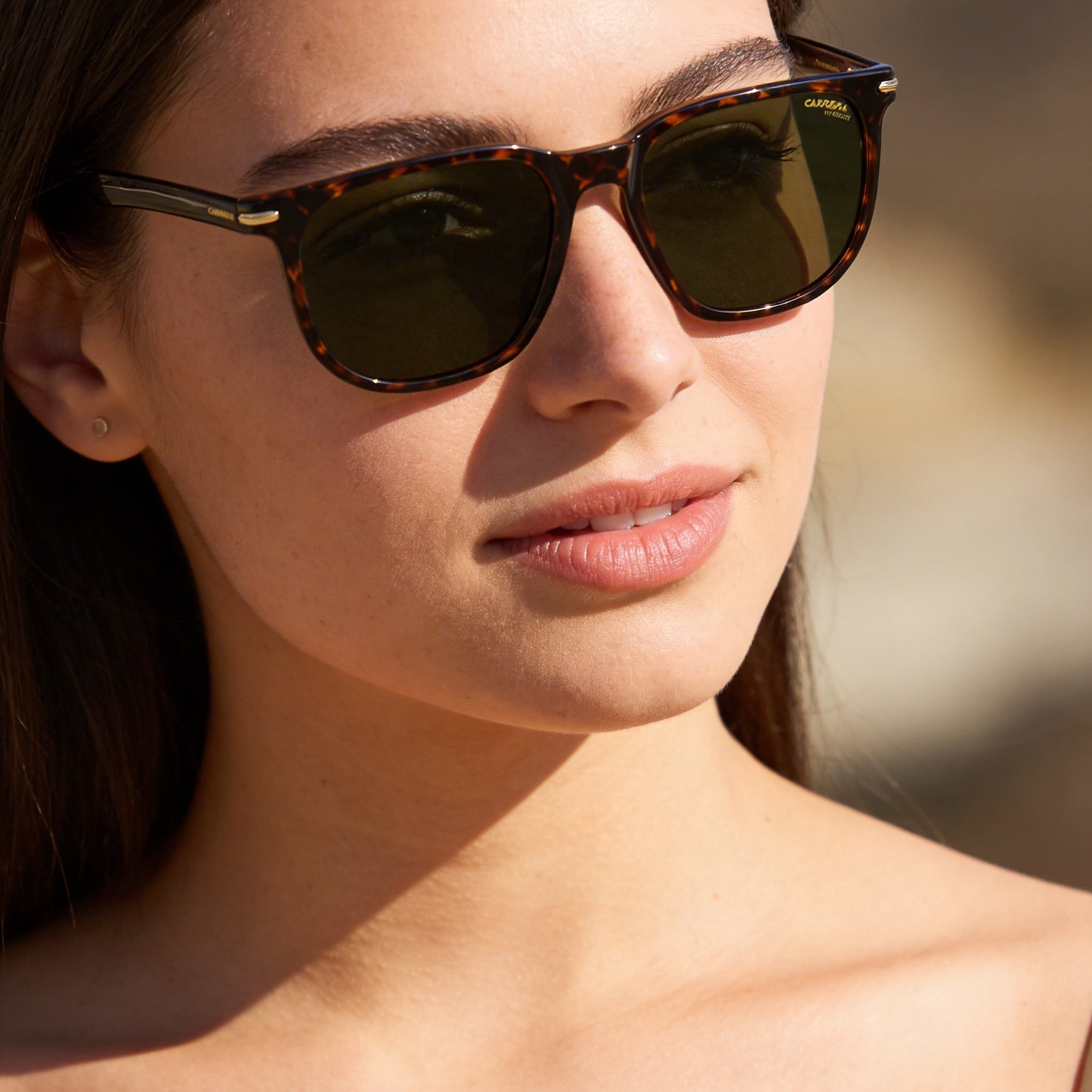 Carrera Modern Women’s Havana Propionate Frame Sunglasses, Non-Polarized Lenses, UV Protection, 54mm, Photo 6