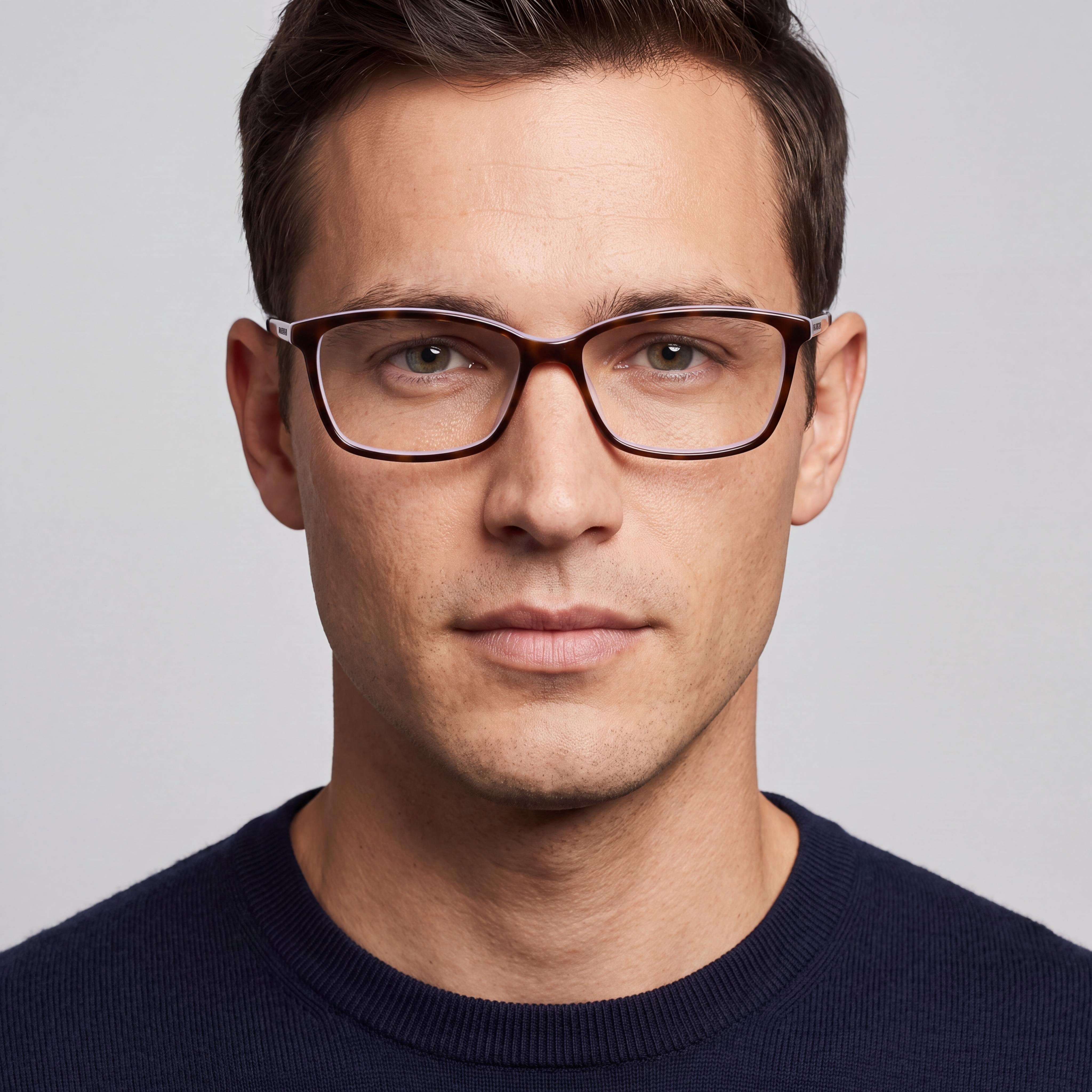 BANANA REPUBLIC Men's Cate/N Eyeglasses, Plastic Havana Violet Frame, 51mm Lens Width, Photo 4