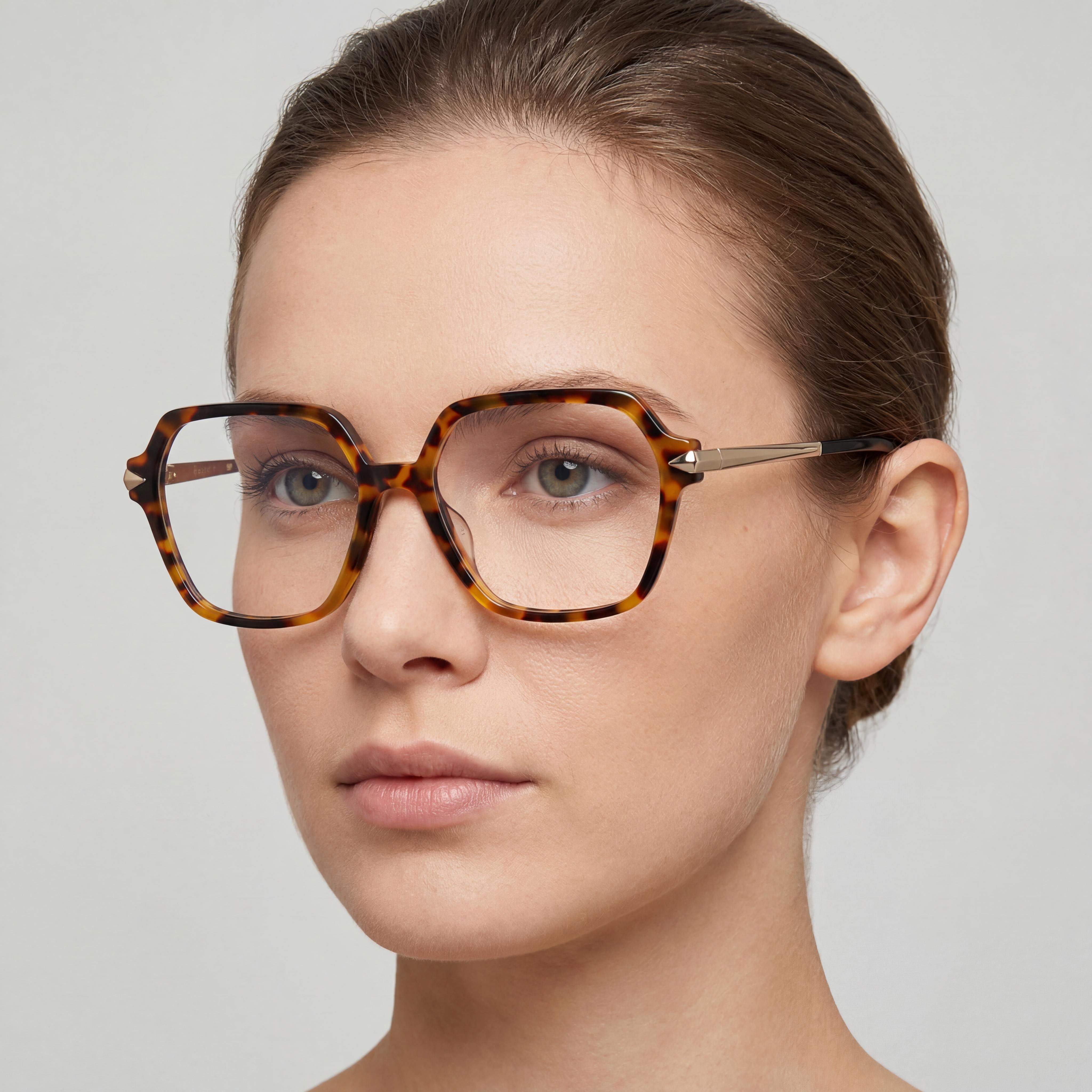 rag & bone Women's Modern Acetate Sunglasses with Havana Black Frame and Non-polarised Lenses 55mm, Photo 4