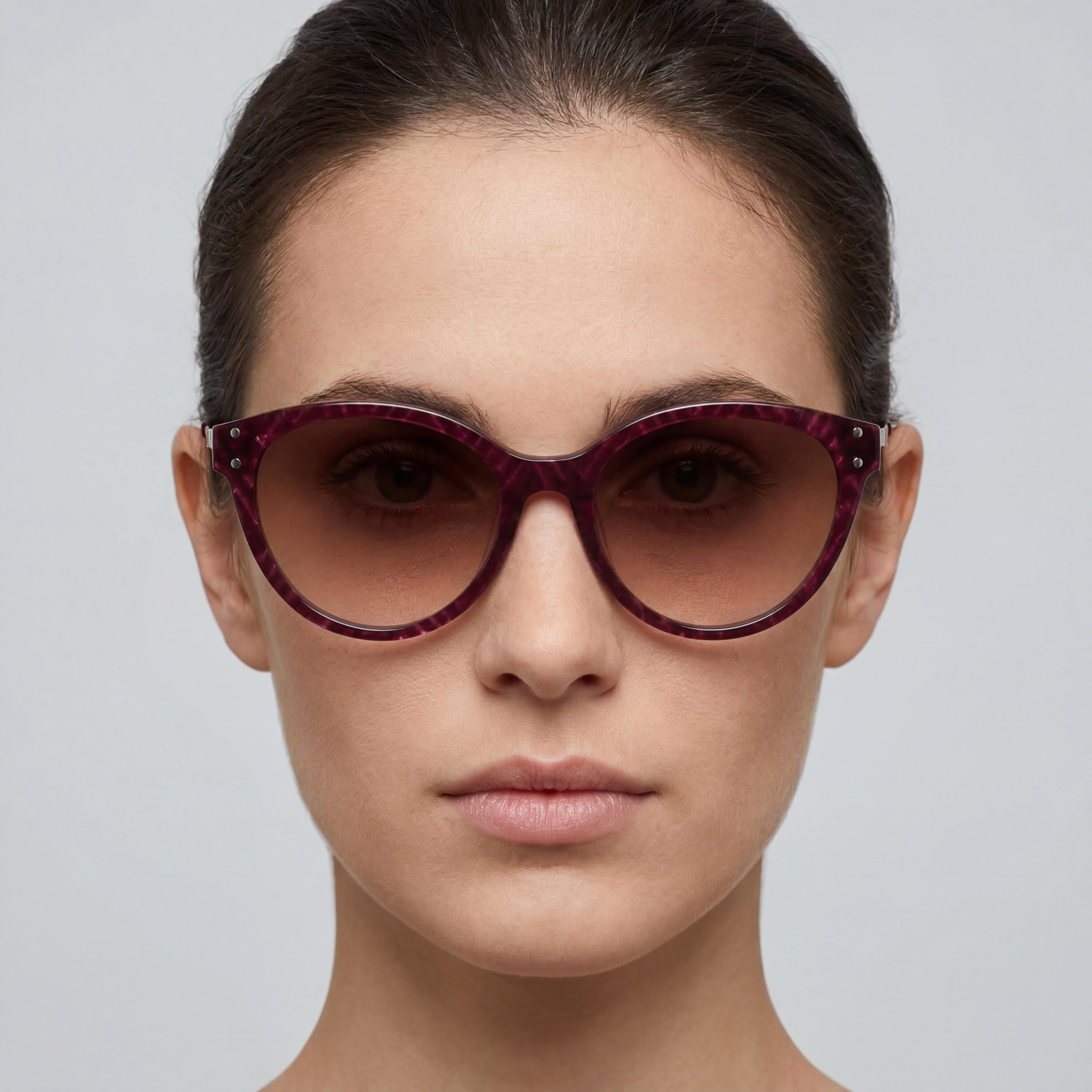 Missoni Sport Women's Multicoloured Stainless Steel Sunglasses with Brown Lenses, Non-Polarized 53mm, Photo 4