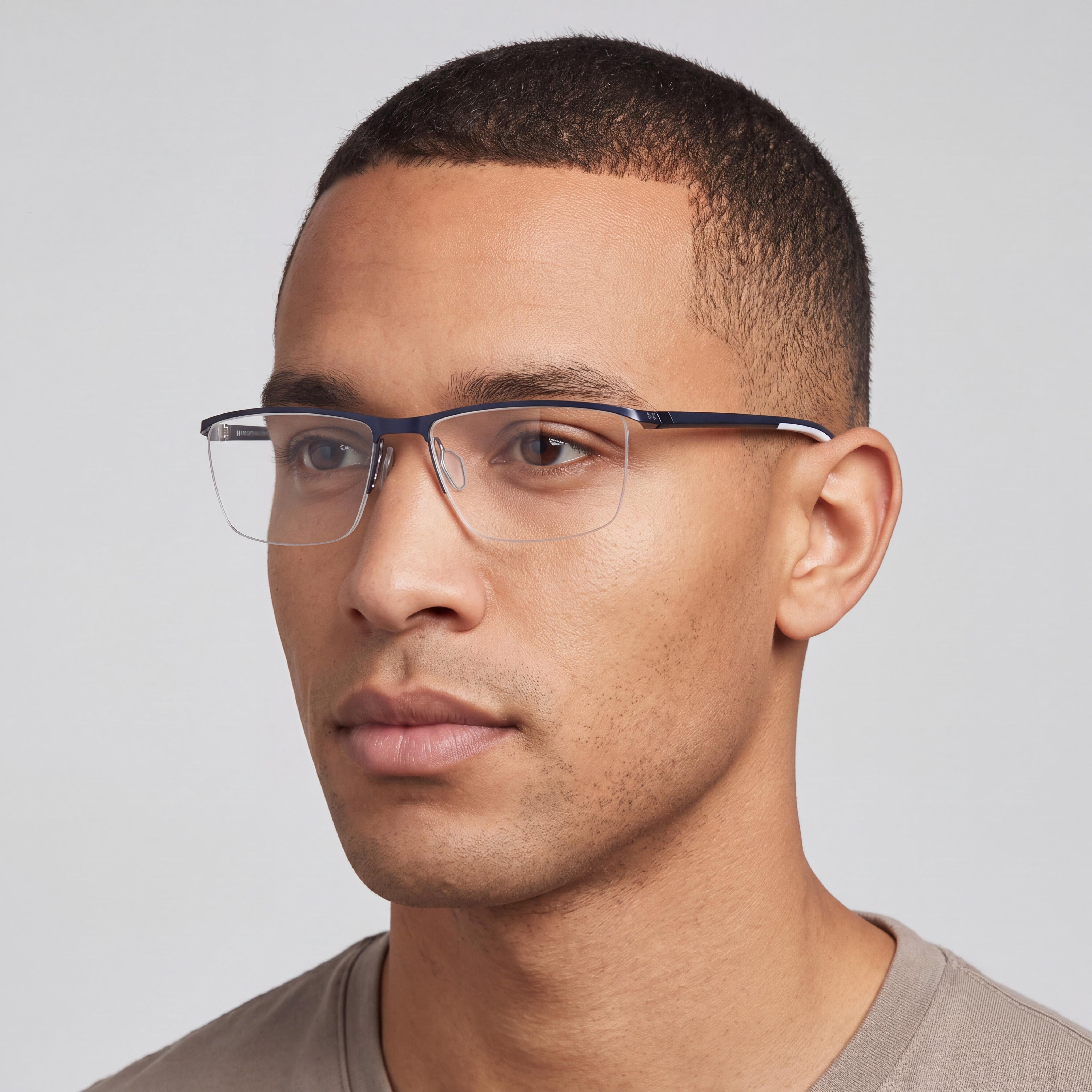 Under Armour Modern Men's Blue Alloy Steel Frame with Polycarbonate UV Protection Lenses 56mm, Photo 3
