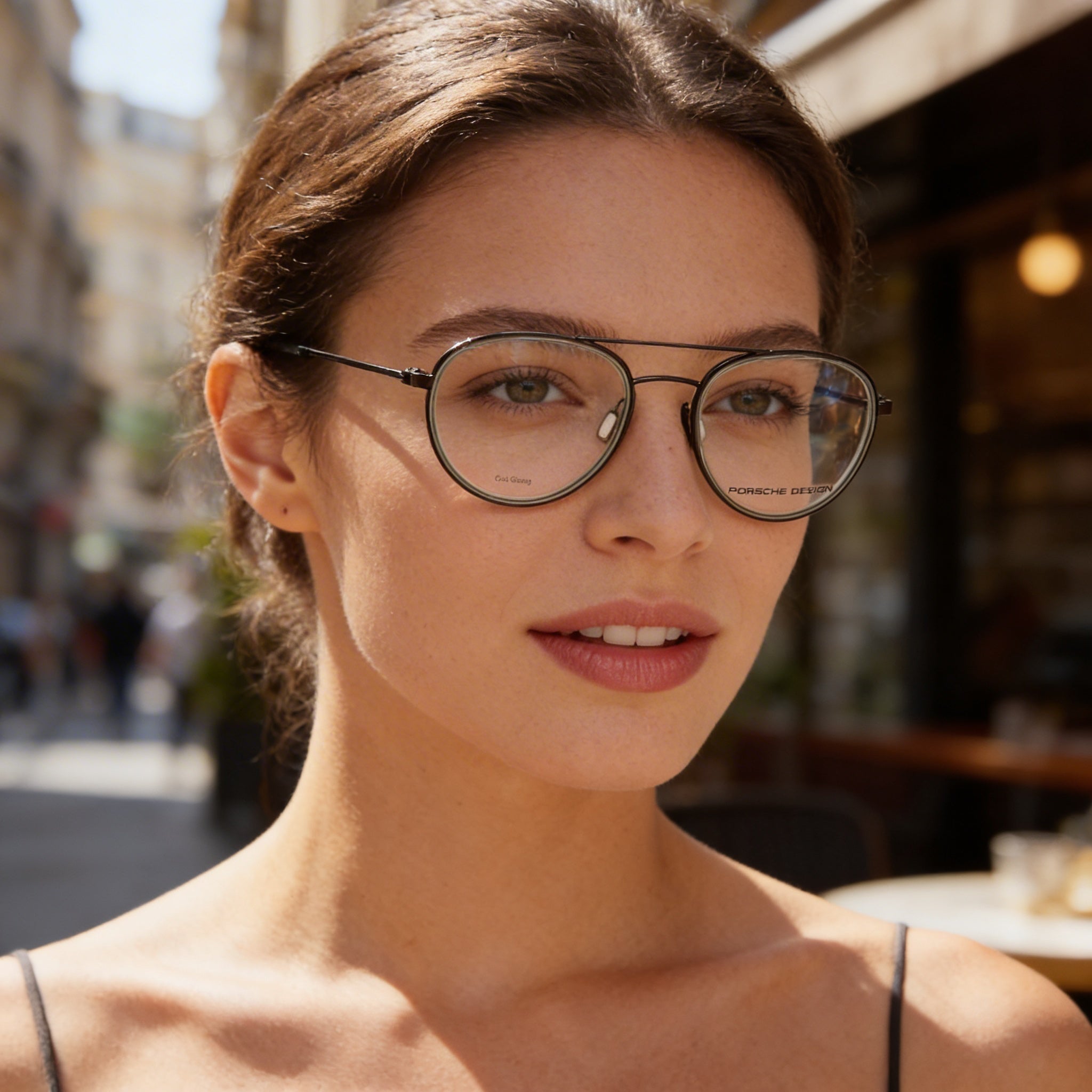 Porsche Design P8366 Women's Modern Acetate Brown Non-Polarized 53mm Sunglasses, Photo 4