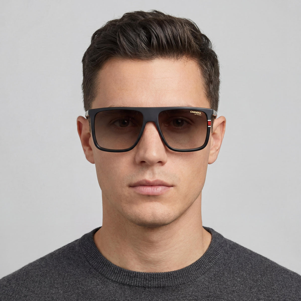 Carrera 172/N/S Unisex Plastic Black Brown Gradient UV Protection Non-Polarized Sunglasses 58mm, Photo 4