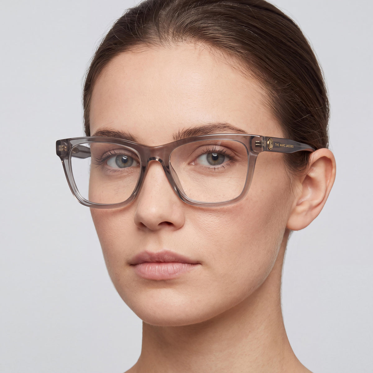Gafas de sol Marc Jacobs Marc 630 para mujer, montura de plástico rojo, lentes polarizadas de policarbonato transparente, 52 mm, Photo 4