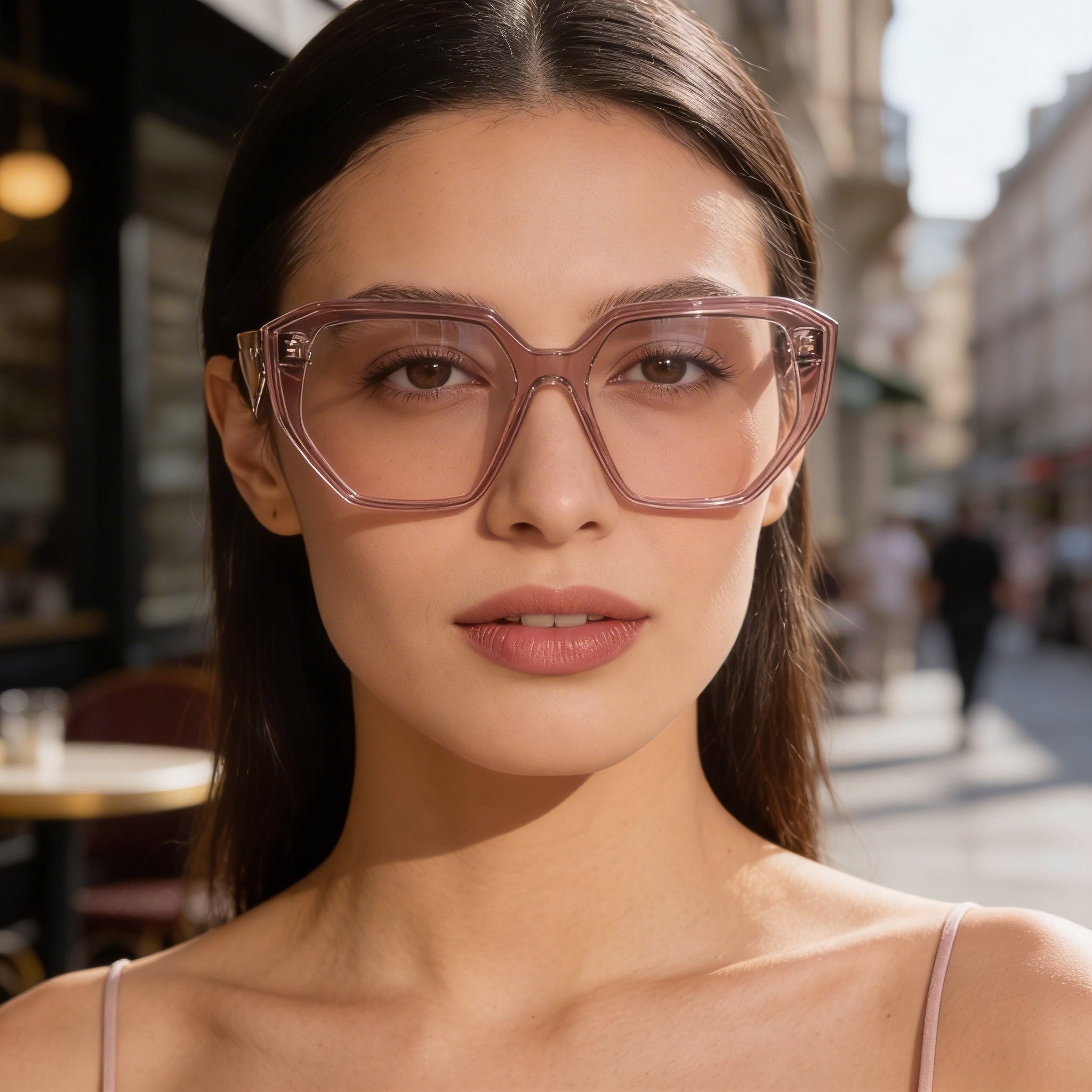 Gafas de acetato para mujer KARL LAGERFELD Kl6213 Rosas 54mm, Photo 4