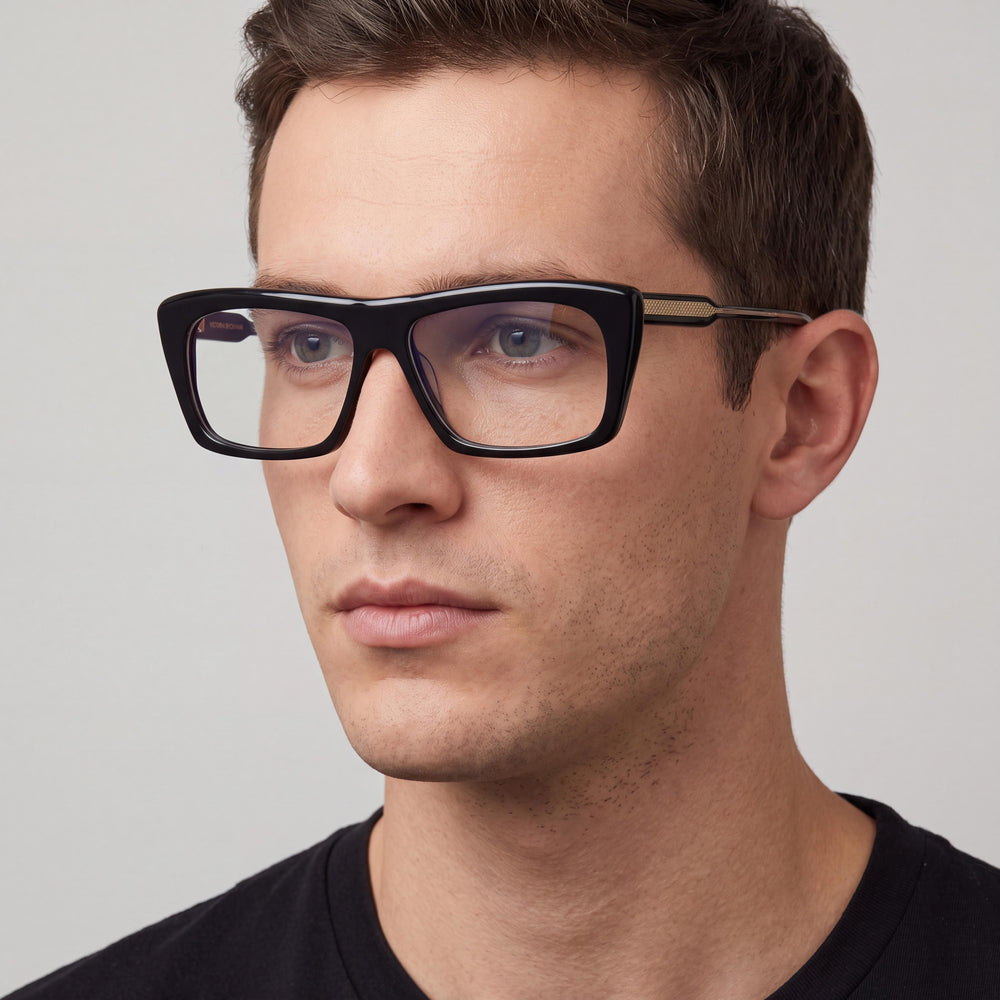 Victoria Beckham Modern Men's Black Alloy Steel Frame Polycarbonate Lens Non-polarised 56mm Eyeglasses