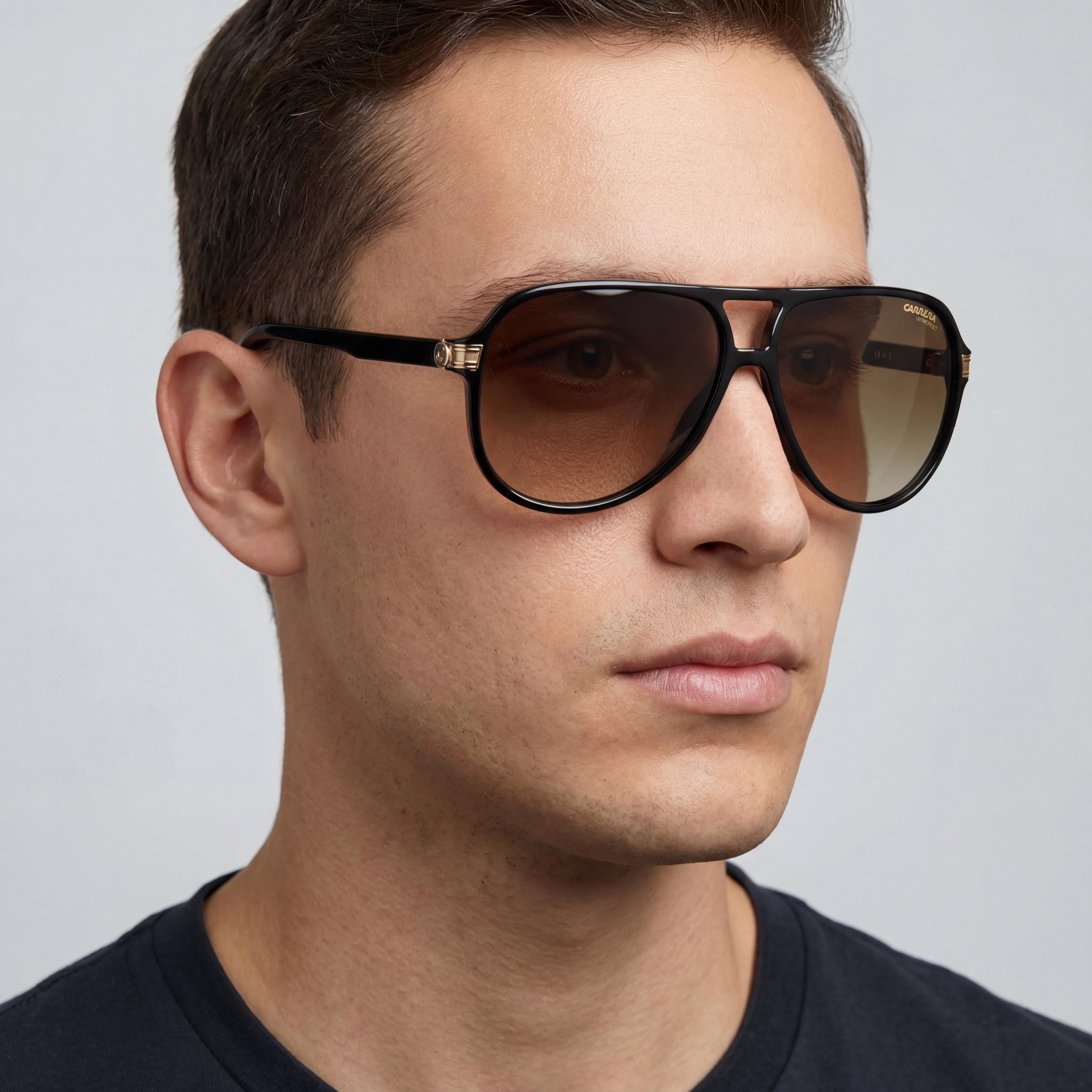 Carrera 1045/S Black Aviator Gradient Sunglasses Unisex, Photo 4