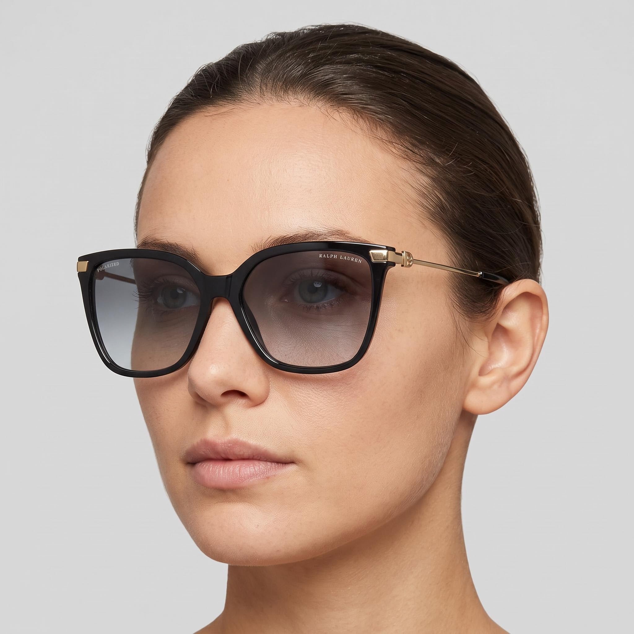 Gafas Ralph Lauren Rl 8209 de acetato multicolor para mujer con lentes CR39, 57 mm de ancho de lente, Photo 4