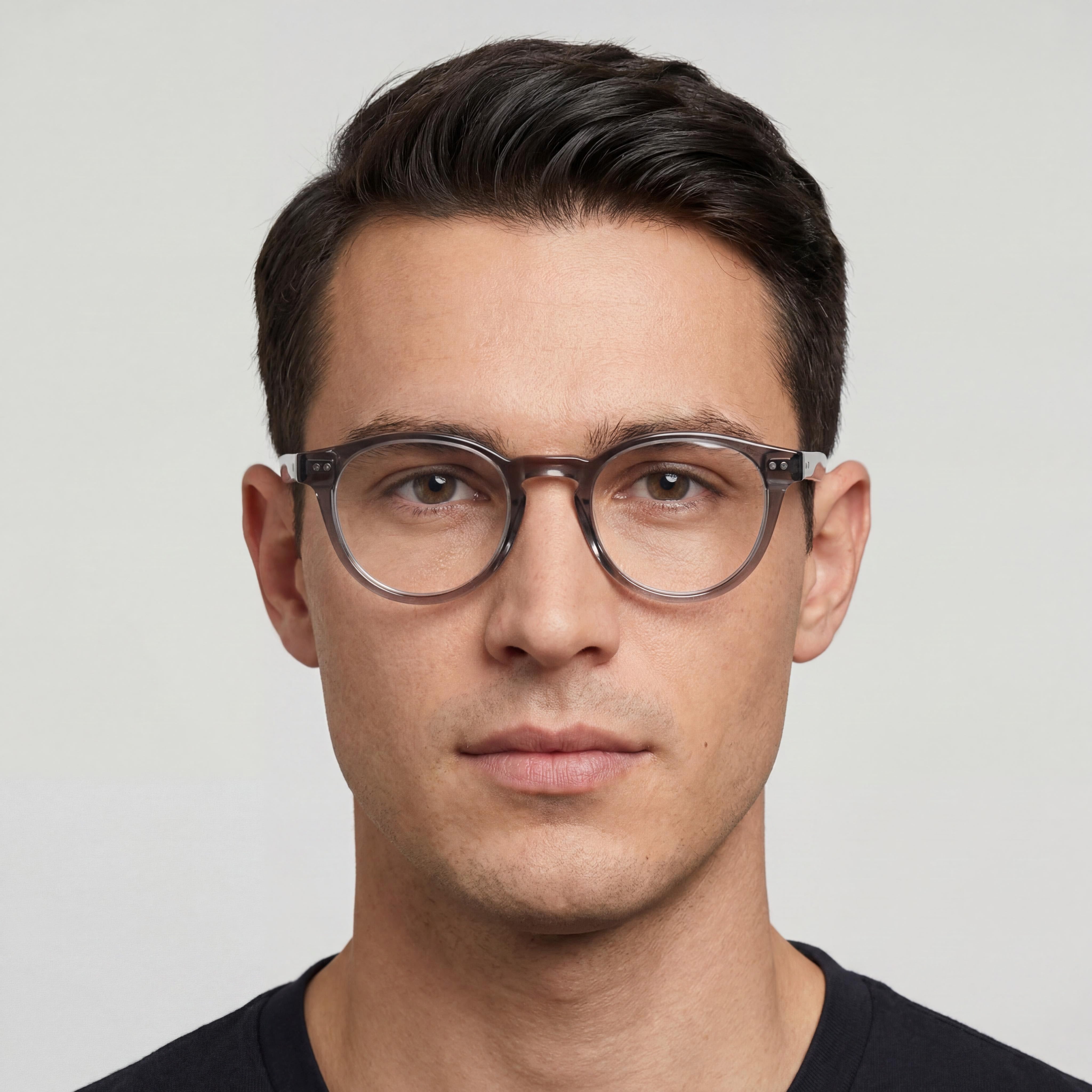 Tommy Hilfiger Casual Men's Grey Acetate Eyewear Frame, Lens Width 50mm, Bridge Width 21mm, Temple Length 150mm, Photo 4