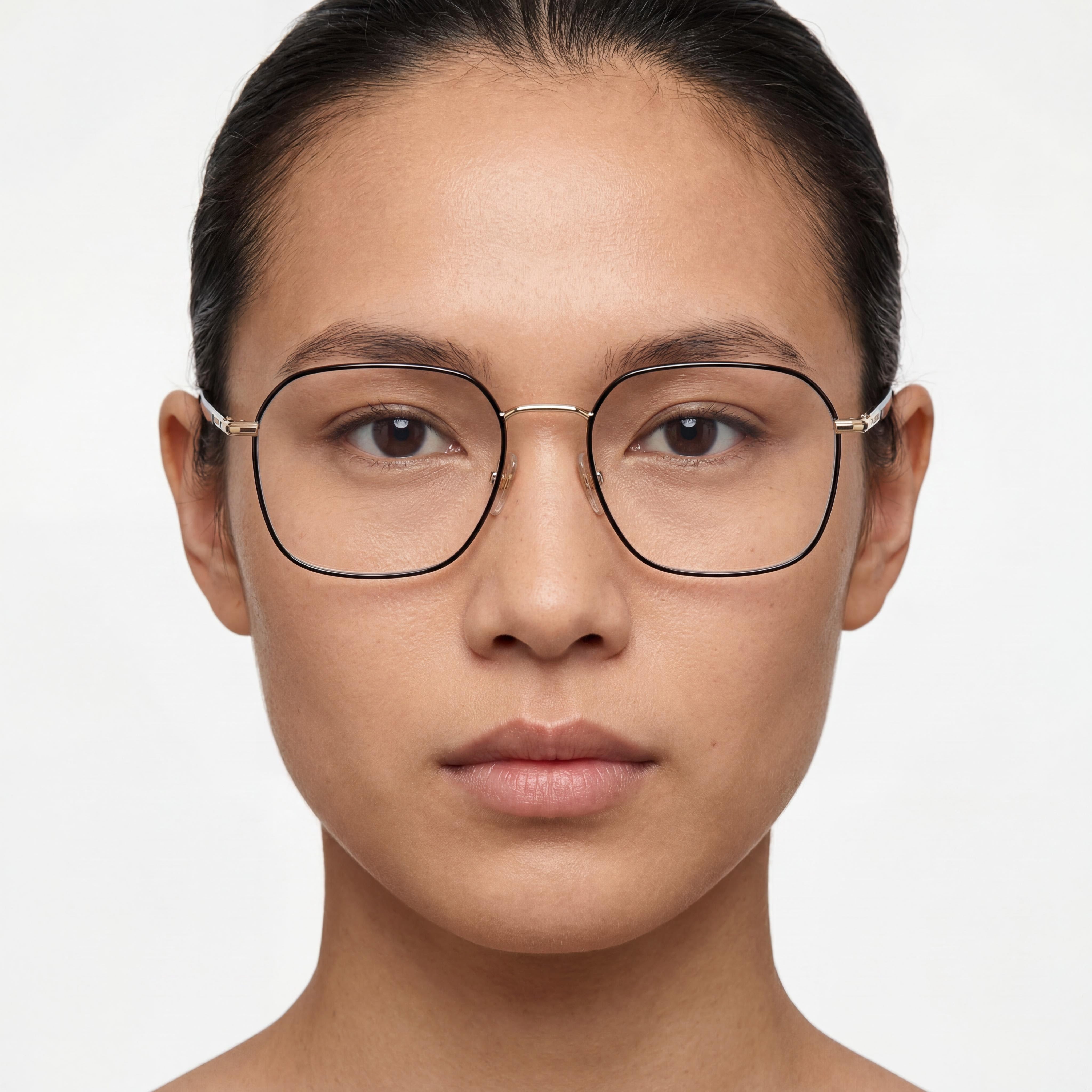 Carrera Modern Eyewear for Unisex, featuring an Alloy Steel Gold Frame and Polycarbonate Gold Lenses, 53mm, Photo 4