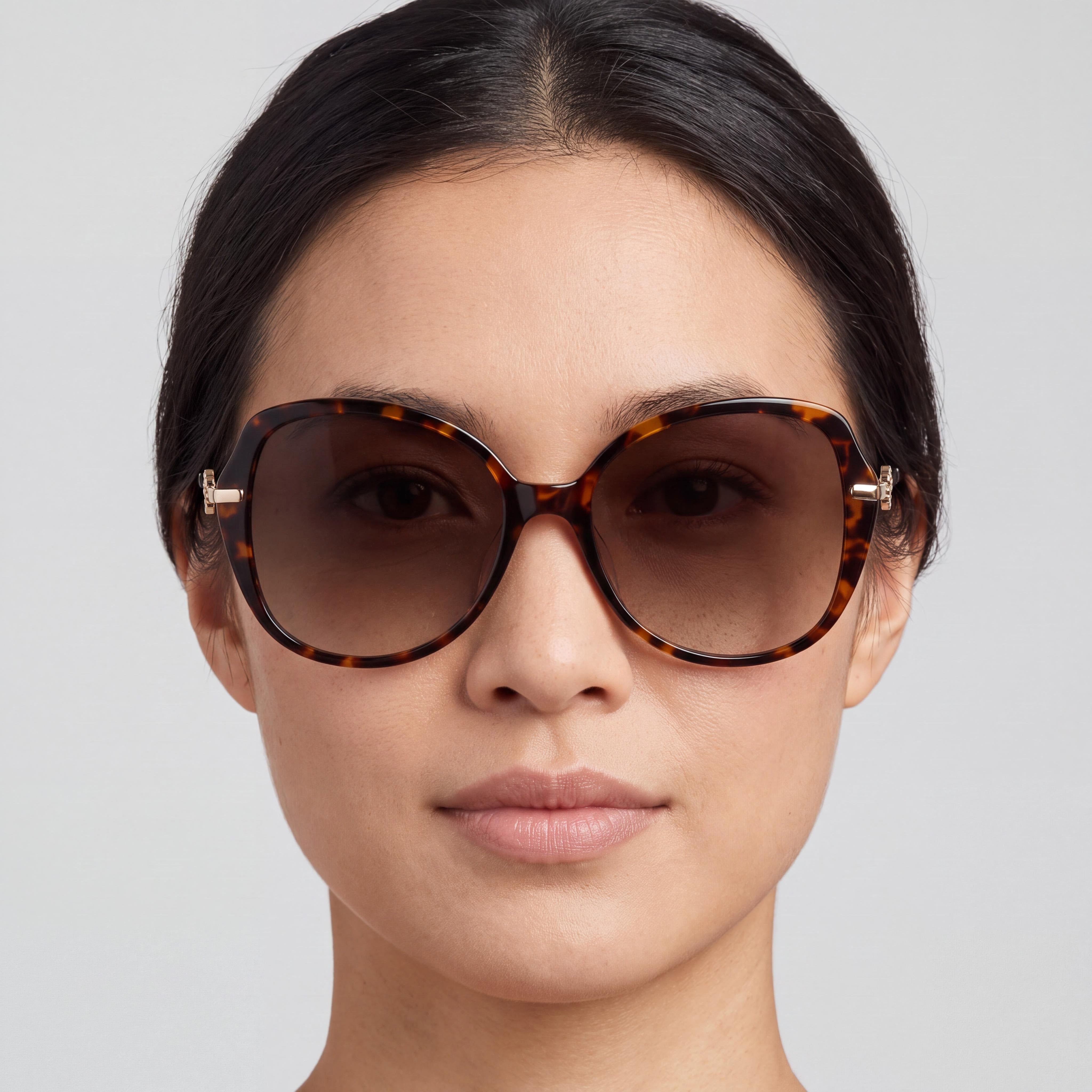 kate spade new york Taliyah/G/S Women's Havana Brown Gradient Plastic UV Protection Sunglasses 65.5mm, Photo 5