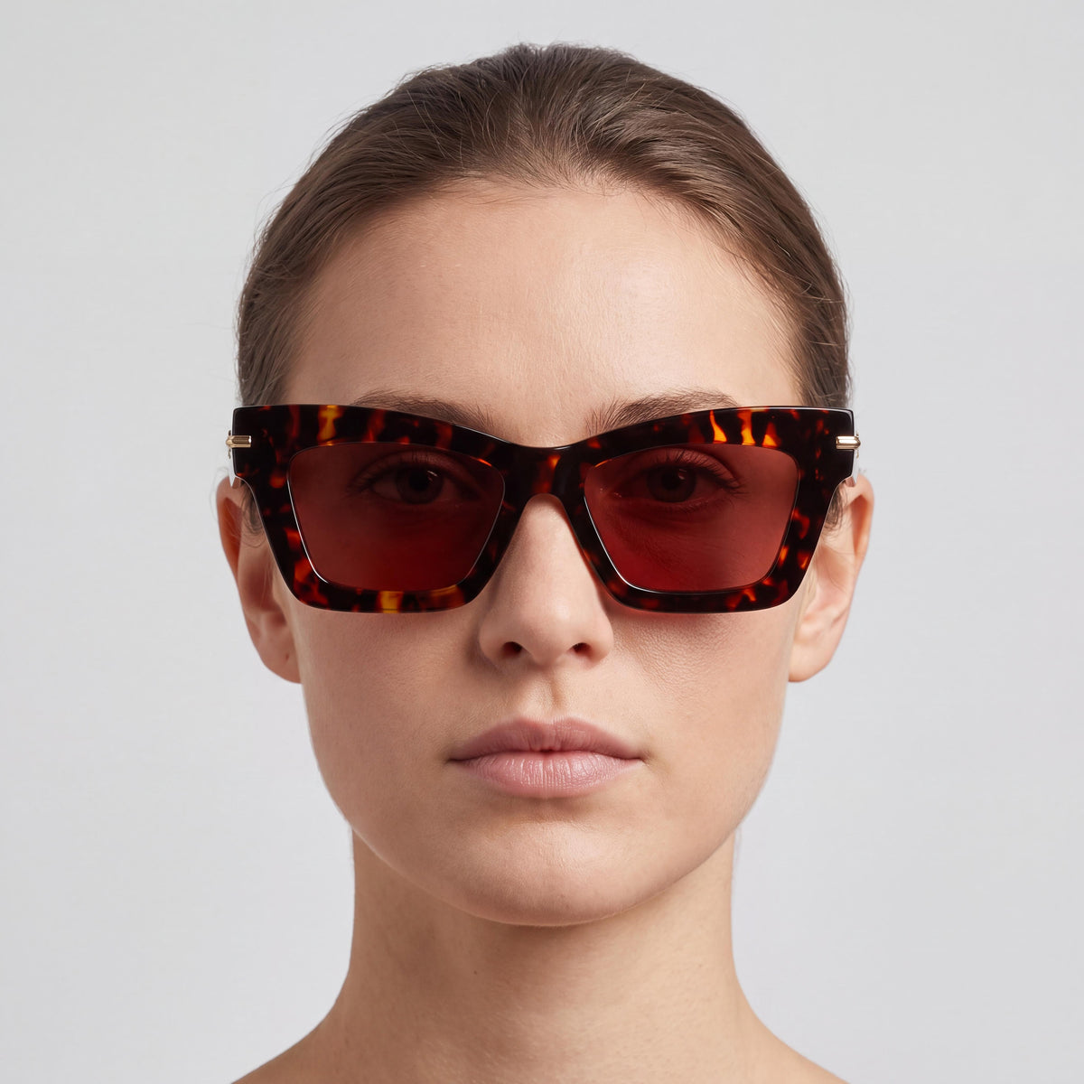 Gafas Ferragamo Sf2031s de Titanio Tortuga Oscuro sin Montura para Mujer 52-17-145, Photo 4
