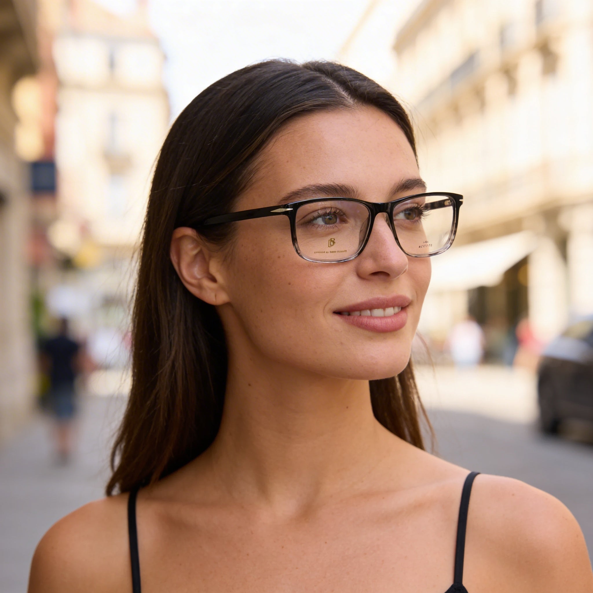 David Beckham Db 1019 Unisex Sunglasses with Black Horn Plastic Frame and Non-Polarised Lenses 54mm, Photo 4