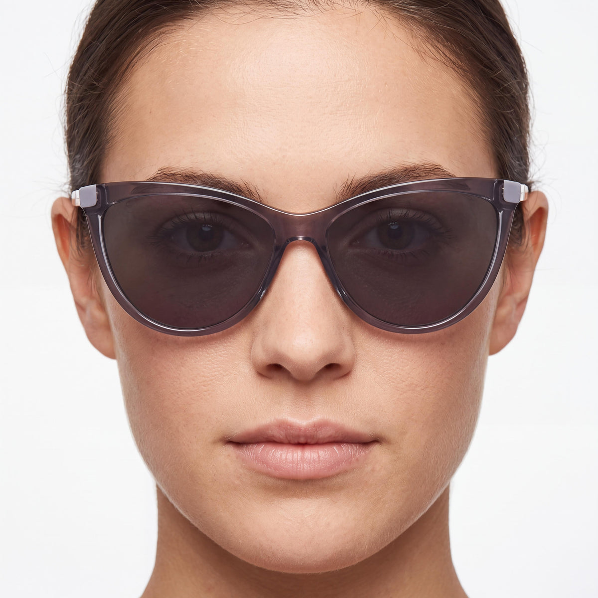 Gafas de sol de mujer Carolina Herrera Casual con montura de plástico gris violeta y protección UV, 57 mm de ancho de lente, Photo 3