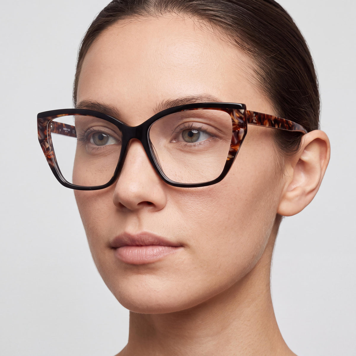 Kenneth Cole KC50014 New York Classic Unisex Burgundy Frame Eyewear in Shiny Bordeaux, Multicolor Lens, 54mm, Photo 3