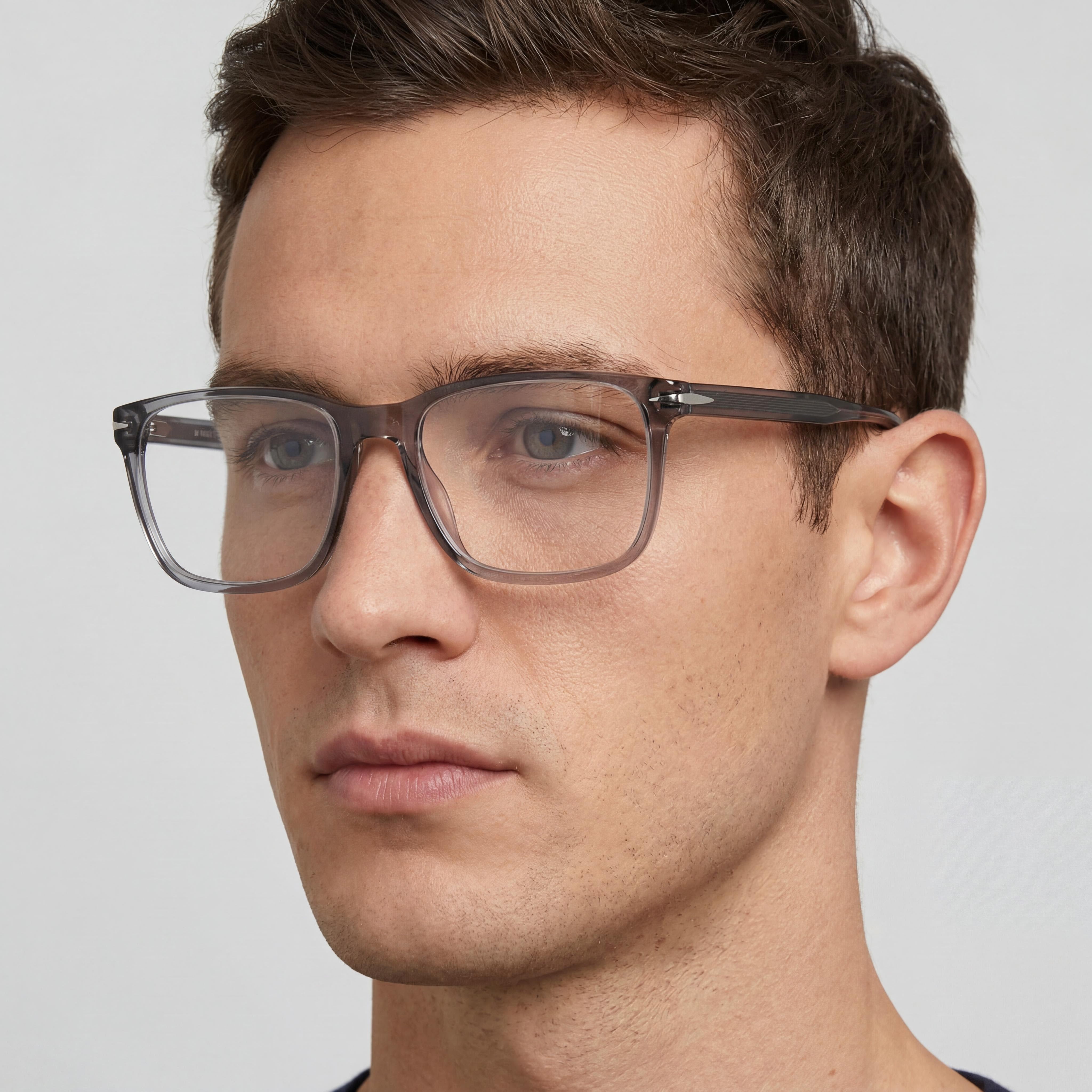 Gafas David Beckham Db 1063 para hombre con montura de plástico gris, lentes de policarbonato y un ancho de lente de 57 mm, Photo 4