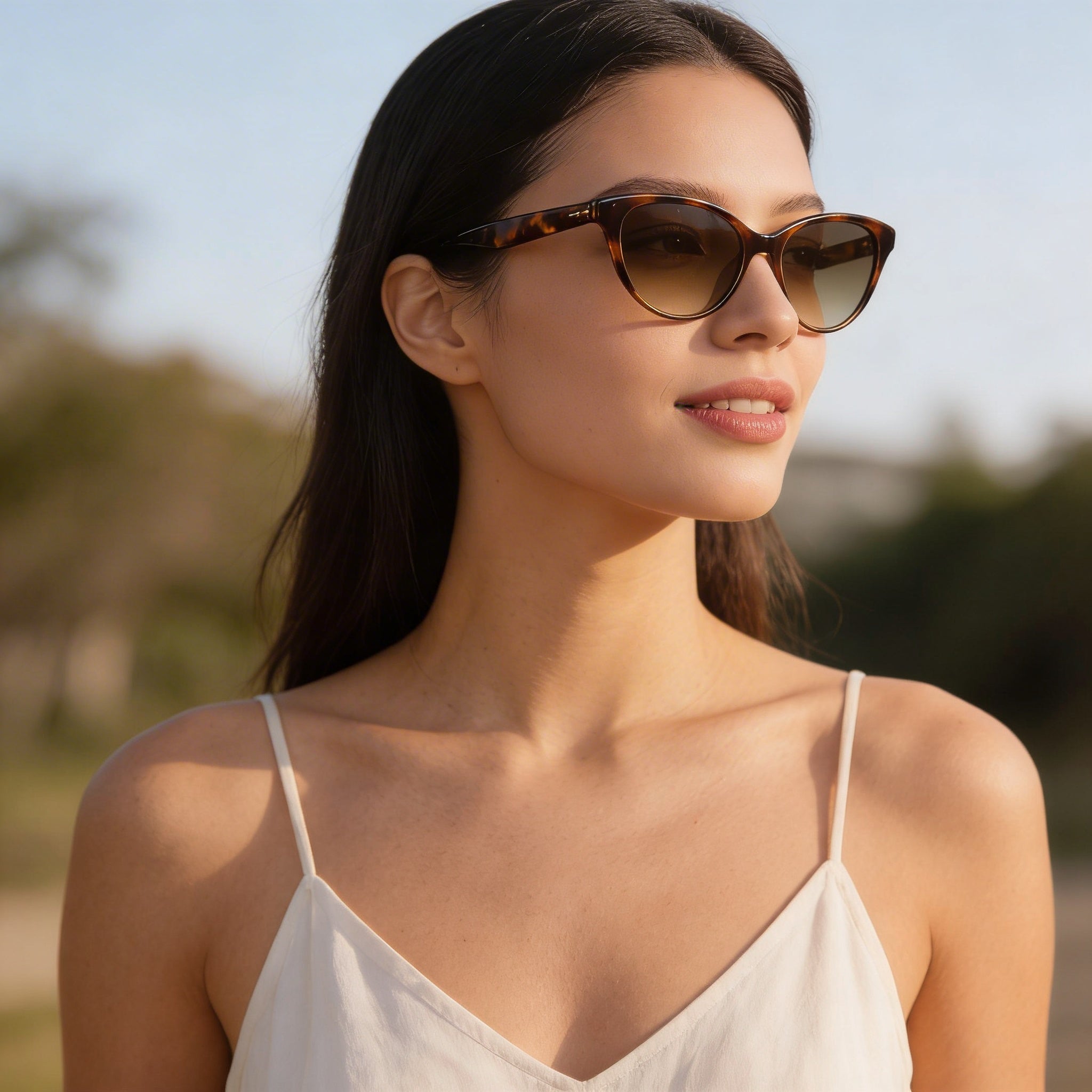 Ferragamo SF1073S 240 Women's Butterfly Tortoise Grey Gradient 100% UV Sunglasses 54mm, Photo 4