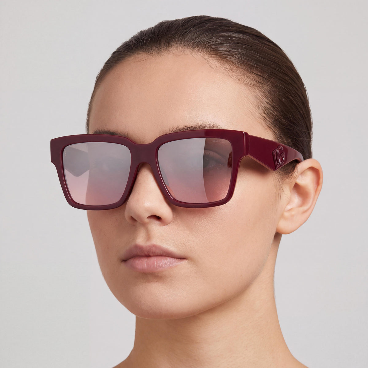 Dolce & Gabbana 0DG4436 55 30917E Unisex Multi-coloured Acetate Frame Pink Mirror Silver Gradient Lenses UV 55mm, Photo 5