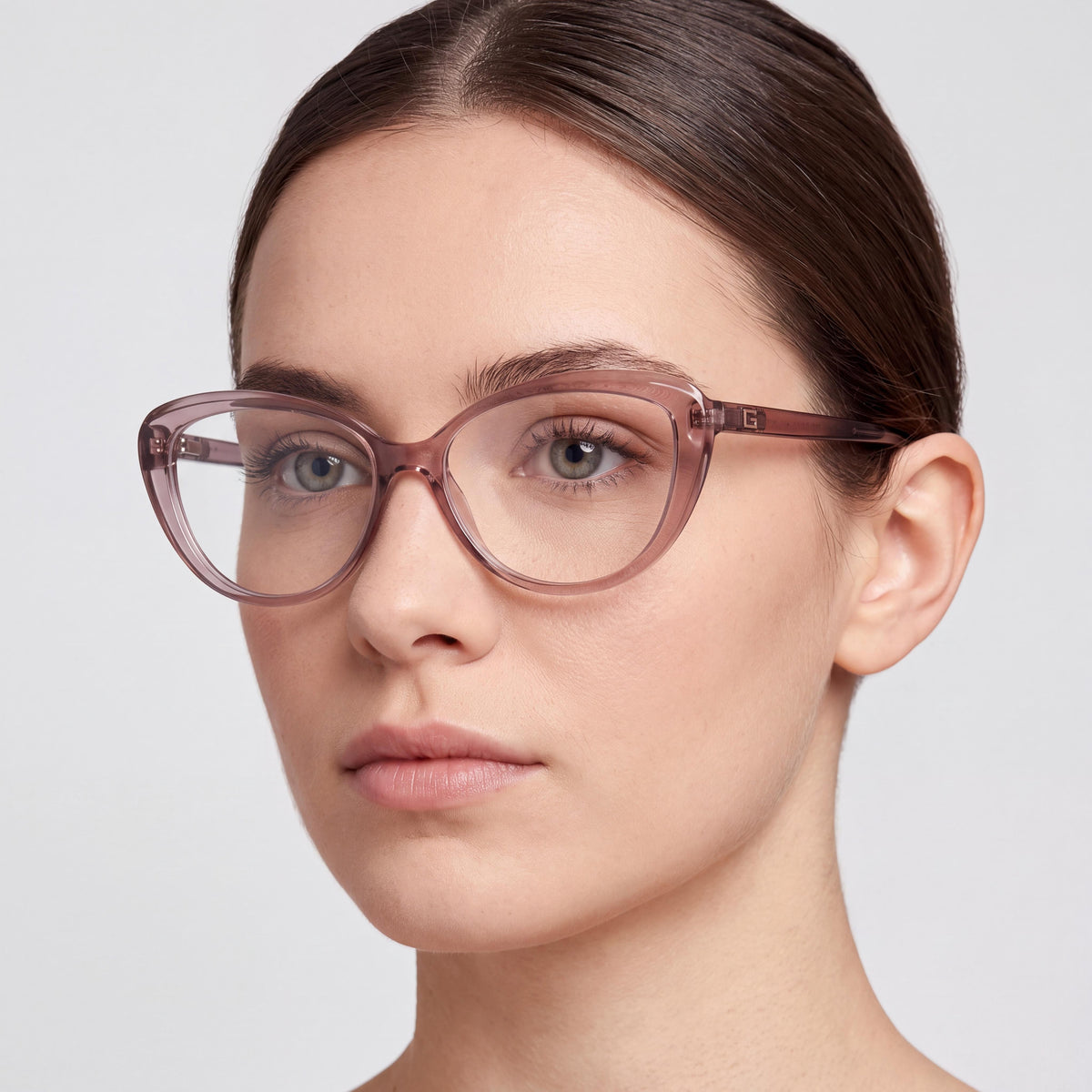 GUESS 2978@55059# Gafas de estilo moderno unisex con montura multicolor y lentes transparentes 140-14-42, Photo 3