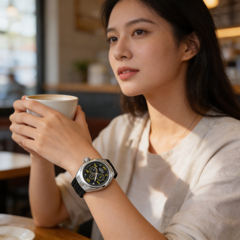 Reloj cronógrafo de cuarzo plateado Invicta Racing 47724 para hombre de 46 mm