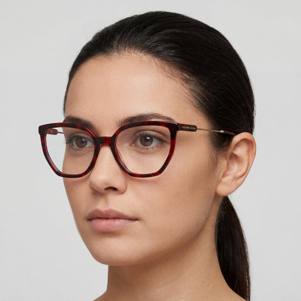 Gafas de sol polarizadas Marc Jacobs Marc 596 para mujer, diseño de ojo de gato, de acetato color cereza Havana, de 54 mm