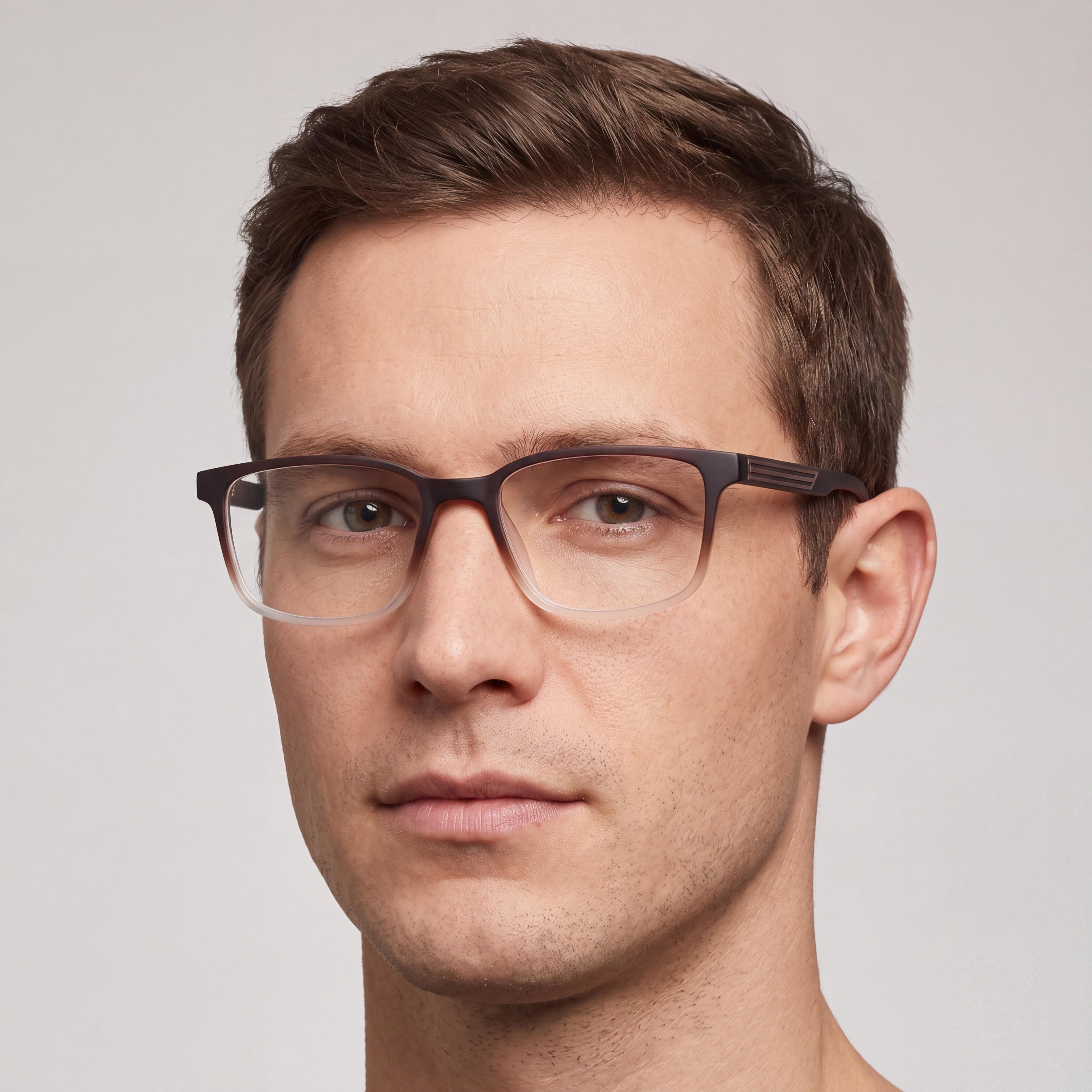 Joe Joe4102 Men's Eyewear featuring Brown Acetate Frames and Non- Polycarbonate Lenses (54-18-140mm), Photo 4