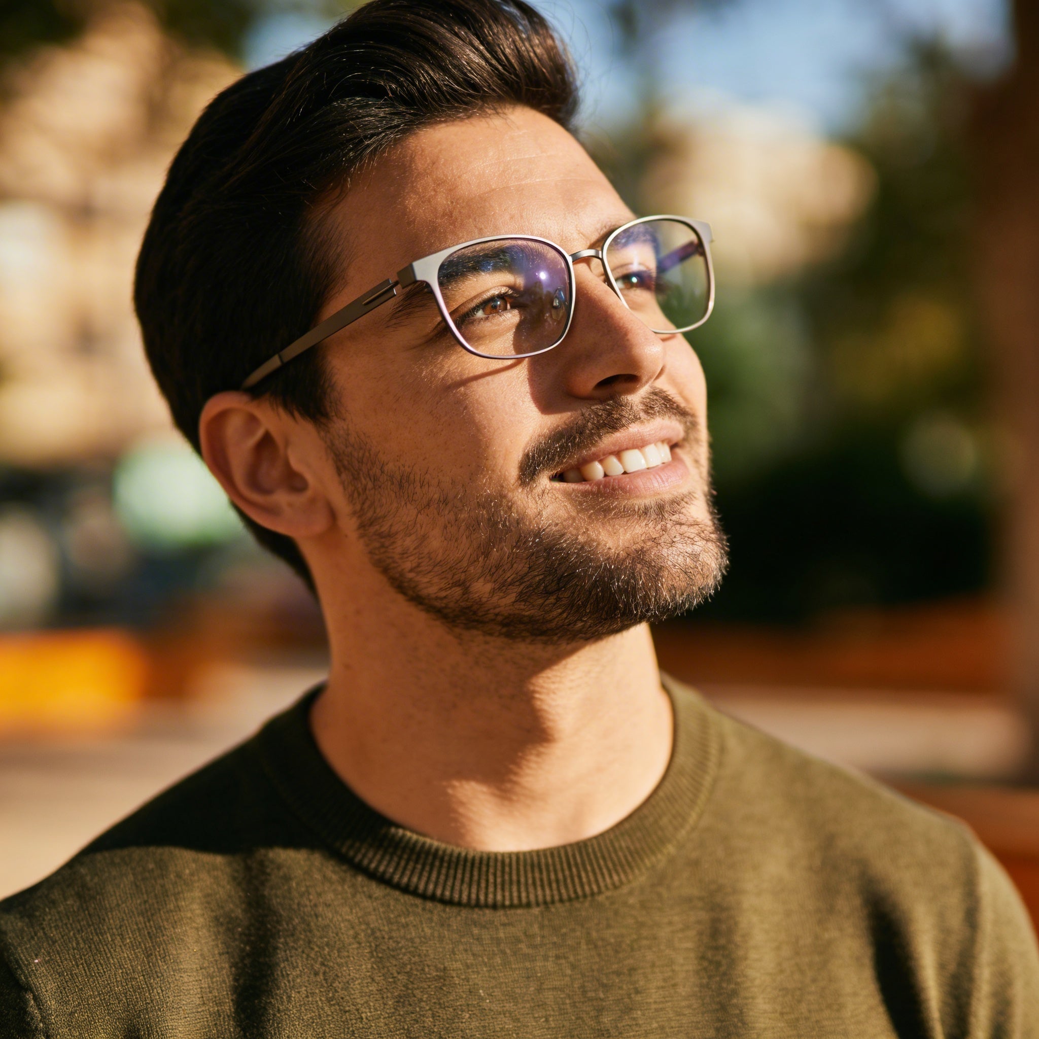 Flexon Men's Flx1008mag-set Acetate Eyeglasses Matt Steel Grey 56mm, Photo 6