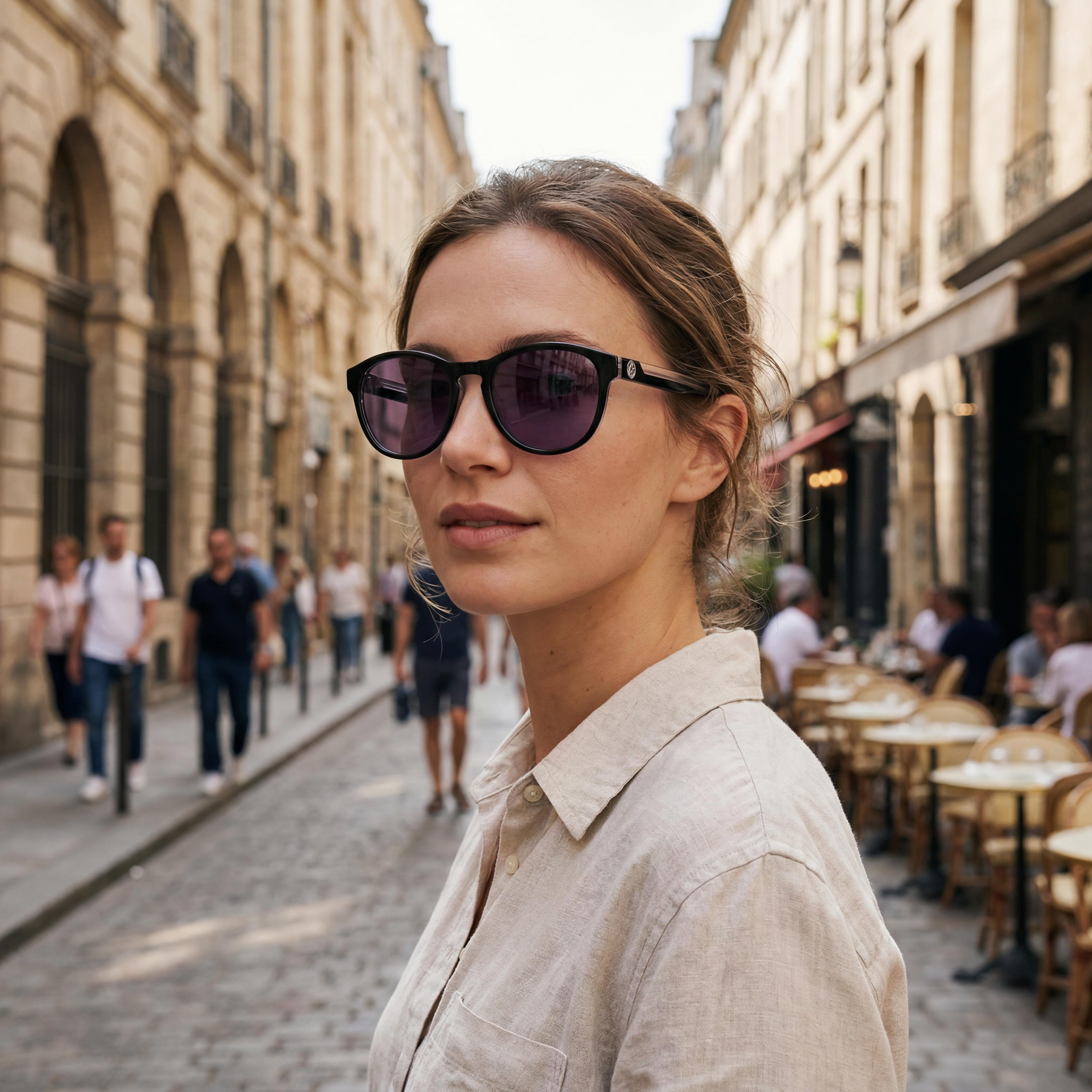 Converse Cv567s Unisex Aviator Sunglasses with Black Crystal Acetate Frame and UV 400 Lenses 54mm, Photo 6