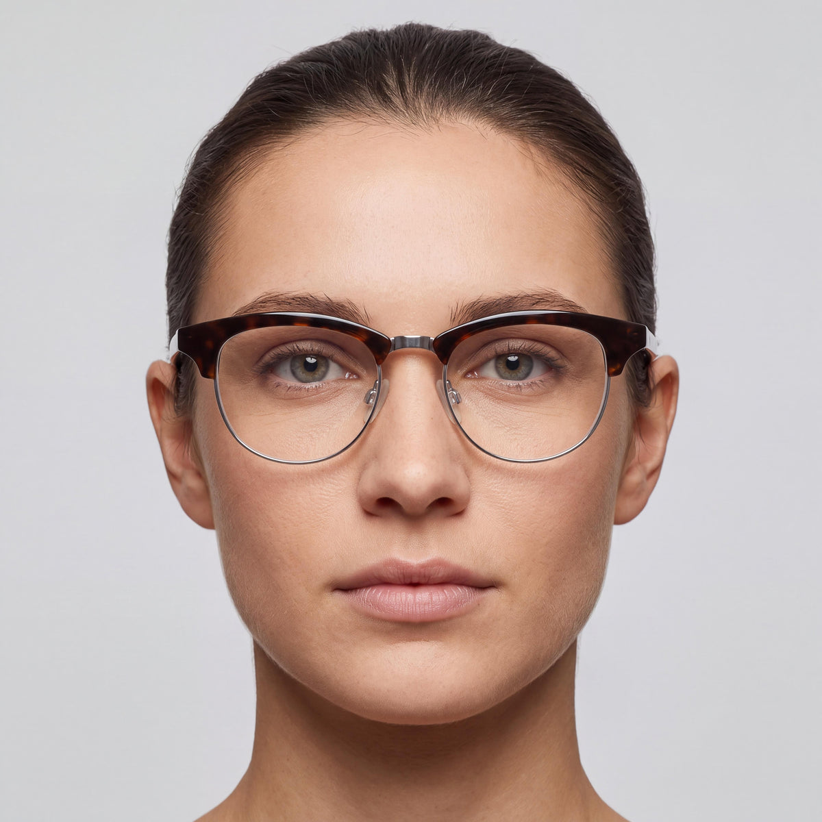 PUMA Optical Frames Women's Round/Oval Plastic Havana Transparent 50mm, Photo 4