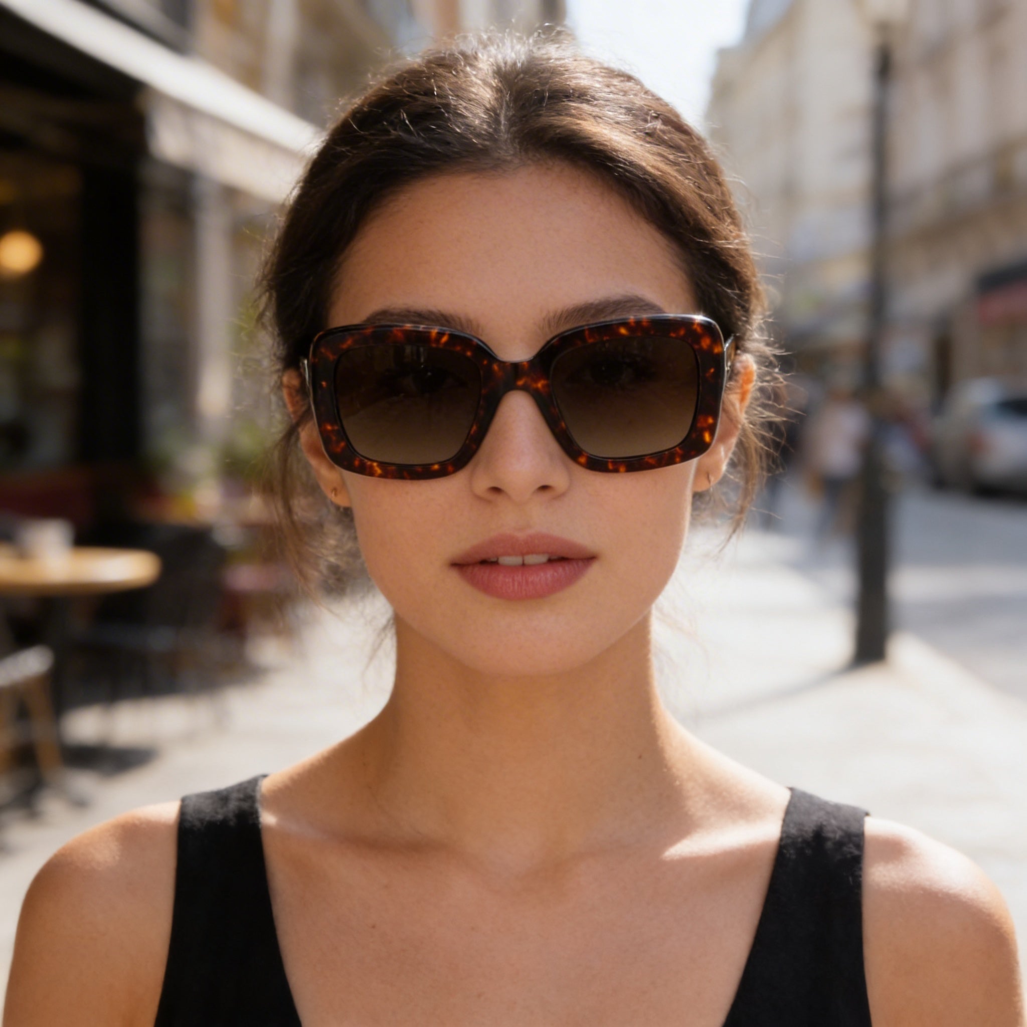 Gafas de Sol Clásicas de Acetato no Polarizadas Kate Spade New York para Mujer, Marrón Havanna con Degradado Sombreado, 52 mm, Photo 4
