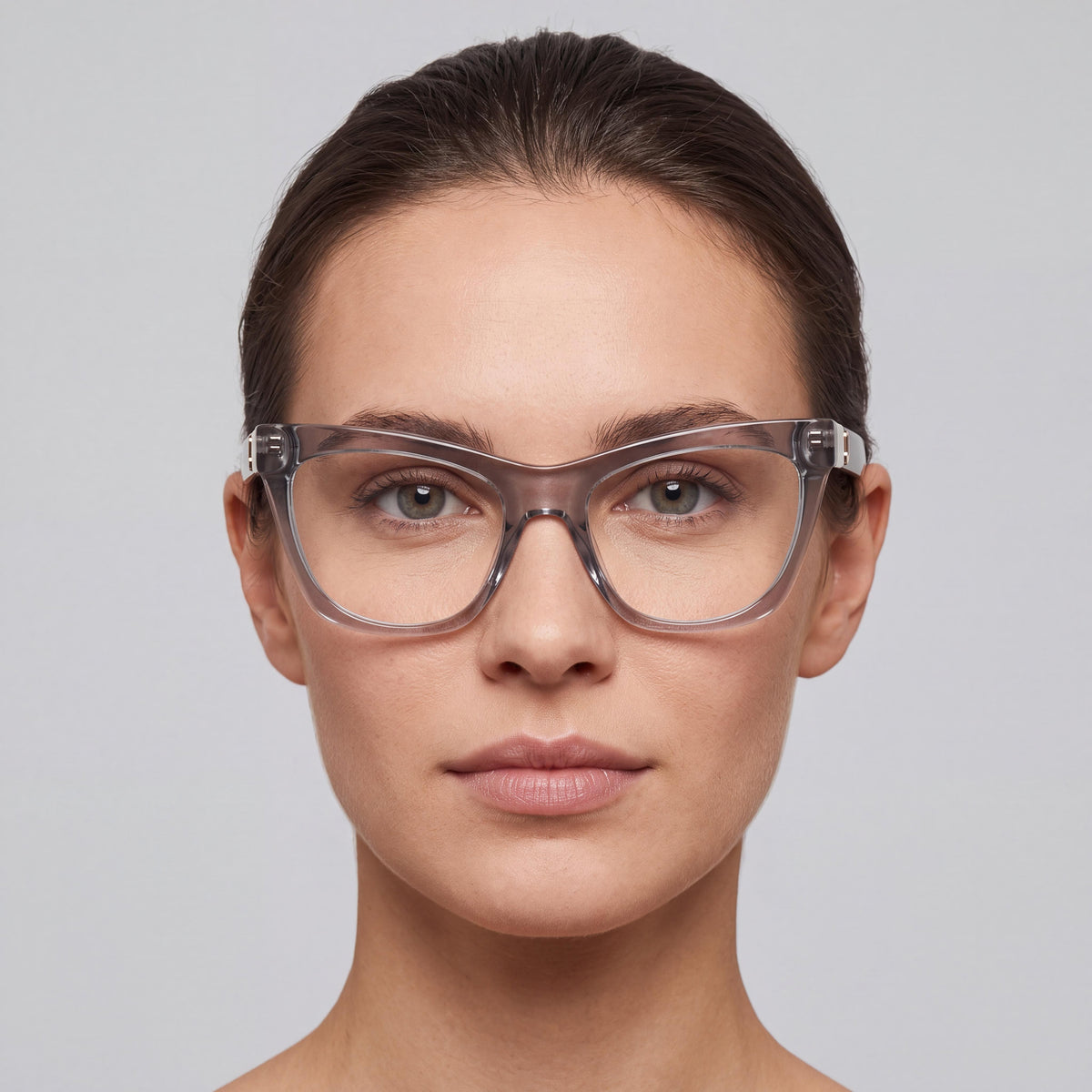 Marc Jacobs Marc 649 Women's Rectangular Cellulose Optical Frames with Polycarbonate Lenses Beige Brown 53/145/19, Photo 4