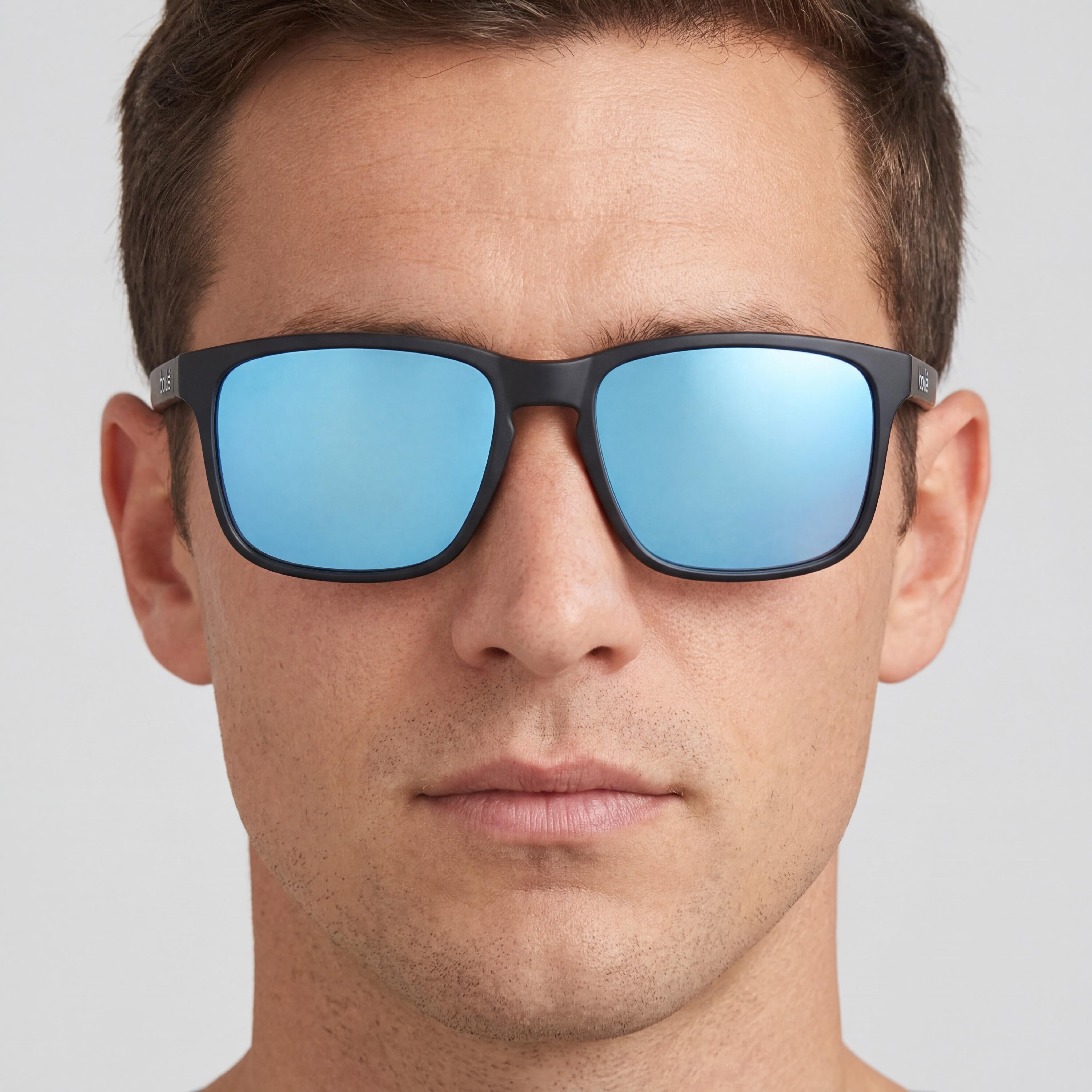 bollé Unisex Colourful Nylon Frame Sunglasses with Sky Blue Polarized Lenses & 100% UV Protection 53mm Lens, 135mm Temple, Photo 4