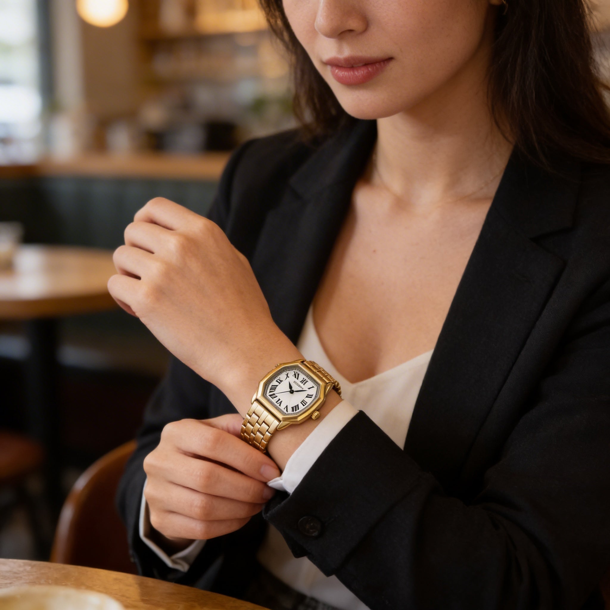 Reloj Invicta Wildflower 48959 para mujer, de cuarzo, con pulsera de acero inoxidable en tono dorado y esfera plateada de 27 mm., Photo 4