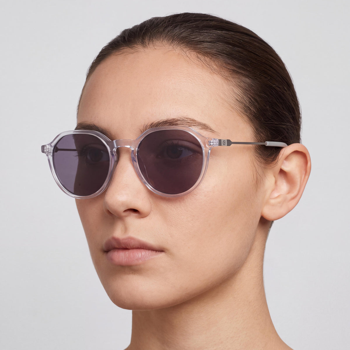 Cole Haan Ch6503 Gafas de Sol Polarizadas Unisex, Montura de Metal Cristal, Micas Ahumadas, Protección UV 100% 52mm, Photo 5