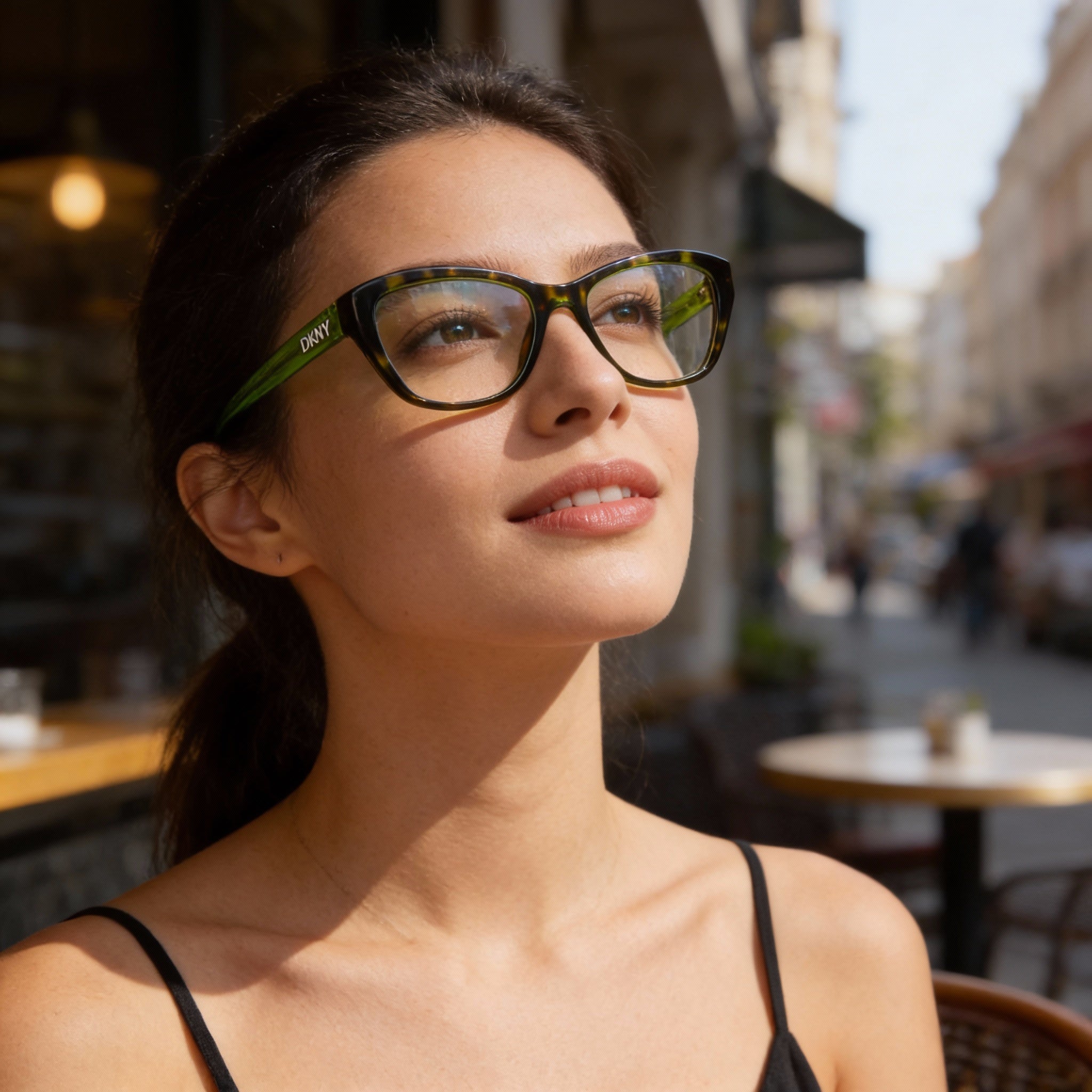 Gafas DKNY 0dy4665 para mujer, montura de plástico color tortuga verde, puente de 17 mm, patilla de 140 mm, Photo 5