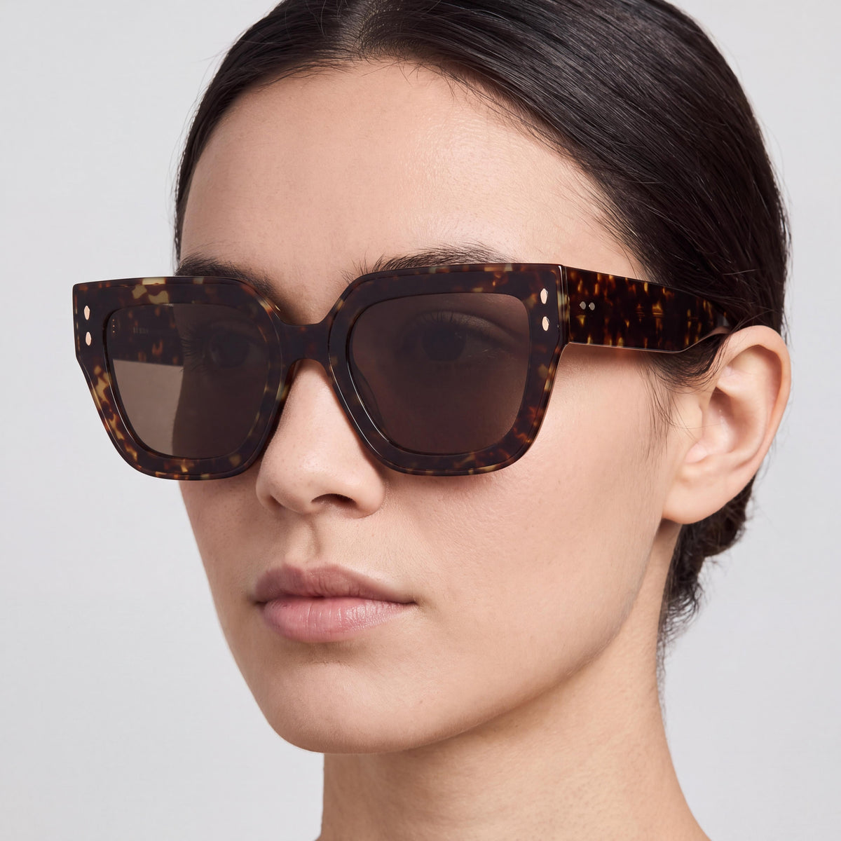 Isabel Marant Modern IM 0170/S Women's Havana Plastic Non-Polarized Polycarbonate Sunglasses 65-13-145mm, Photo 4