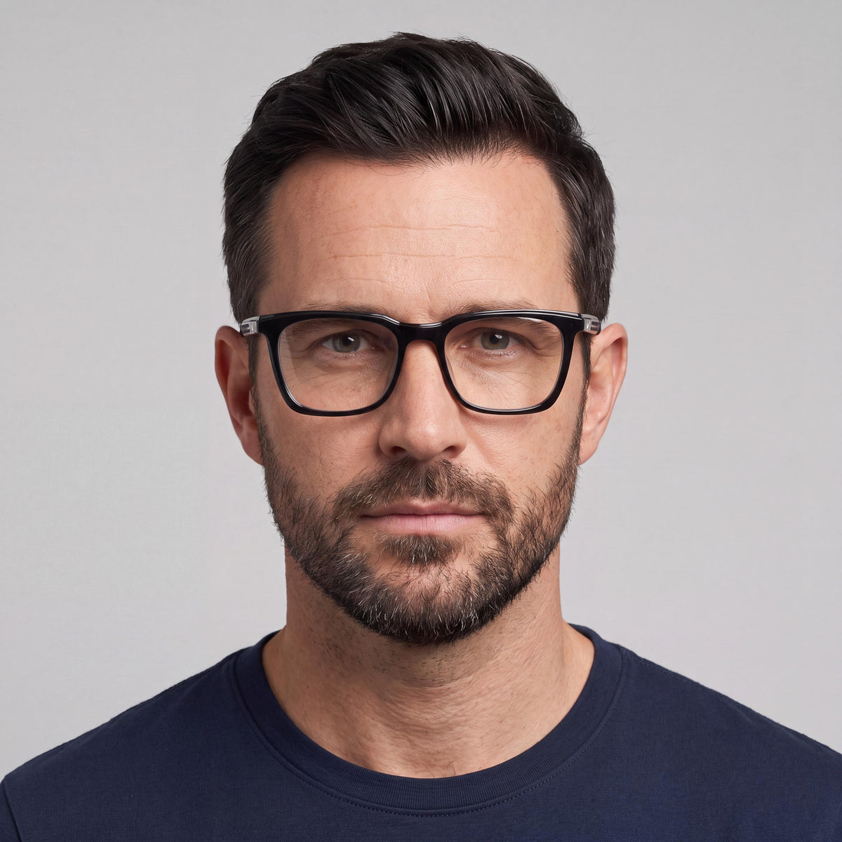 Nike 7273 Unisex Full Rim Square Plastic Prescription Ready Optical Eyeglasses Anthracite 53-18-140, Photo 3