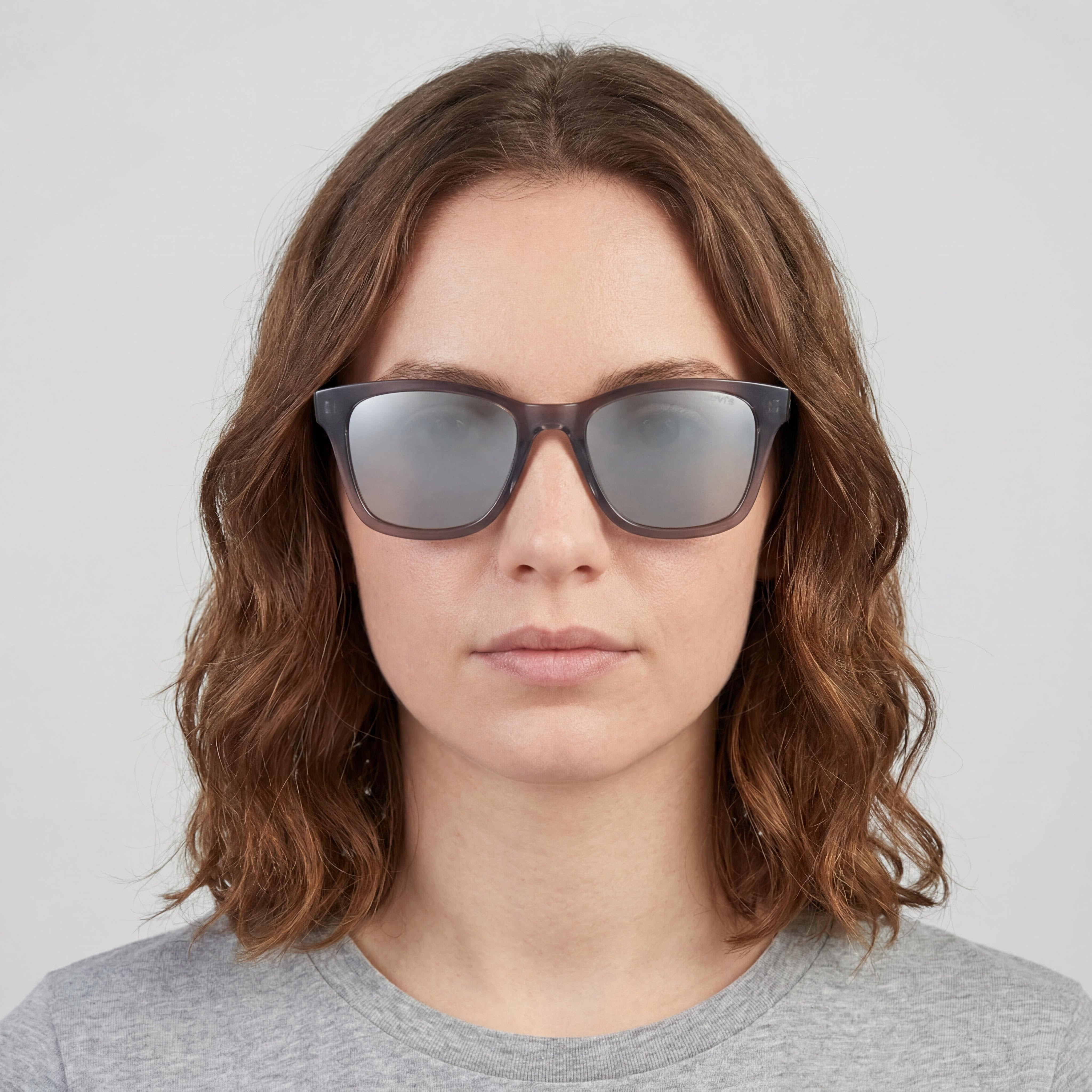 Levi's LV 1002/S KB7 T4 Transparent Grey Unisex Sunglasses, 53mm, Photo 5