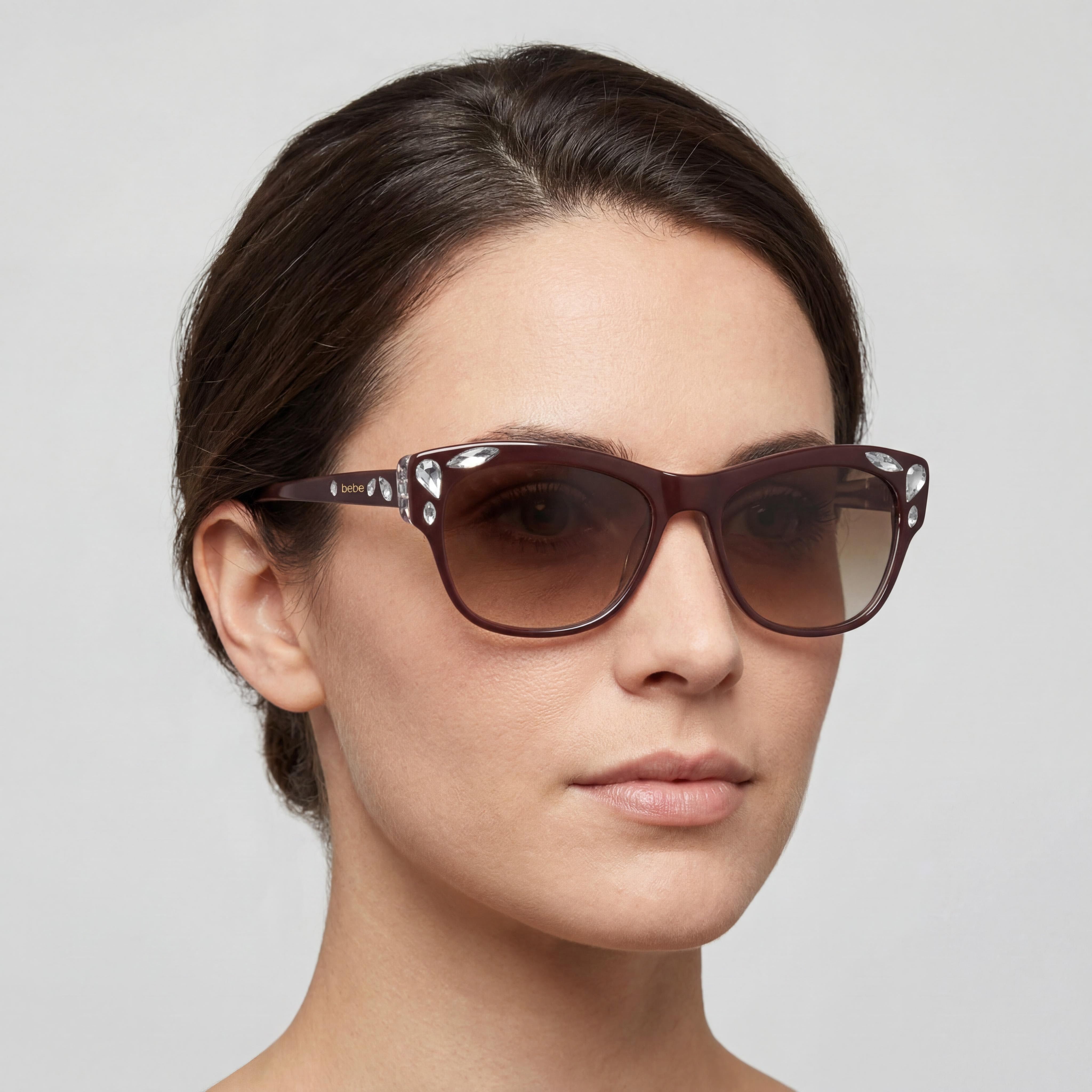 Bebe BB7163 Topaz Cat Eye Sunglasses for Women, 55mm, Photo 5
