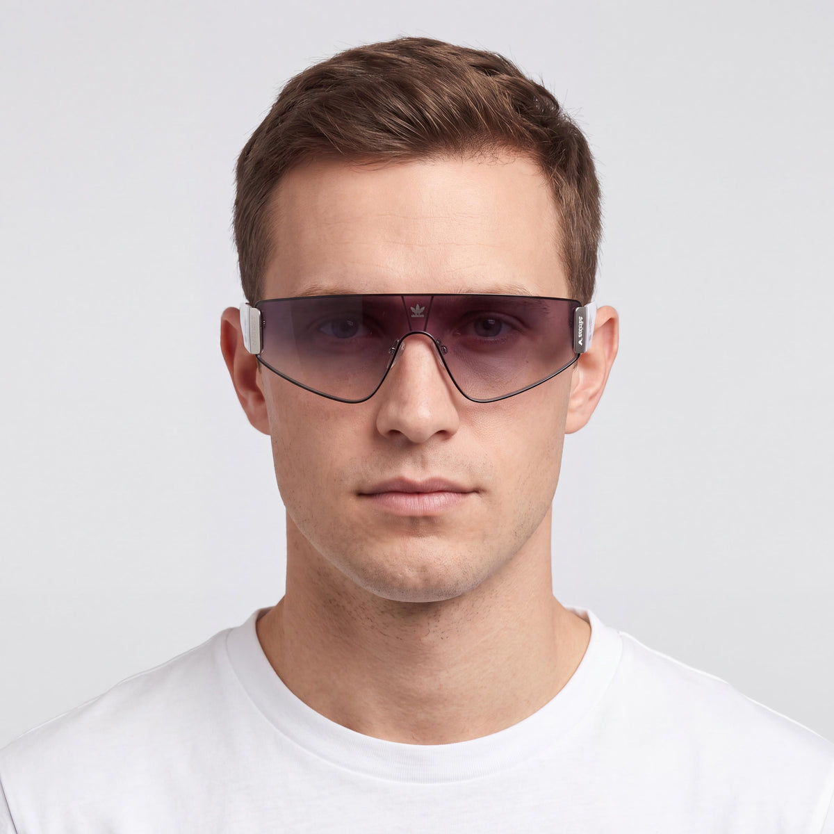 adidas Or0077 Men's Modern Plastic Black Smoke Mirror Non-Polarized UV Protection Sunglasses, Photo 4