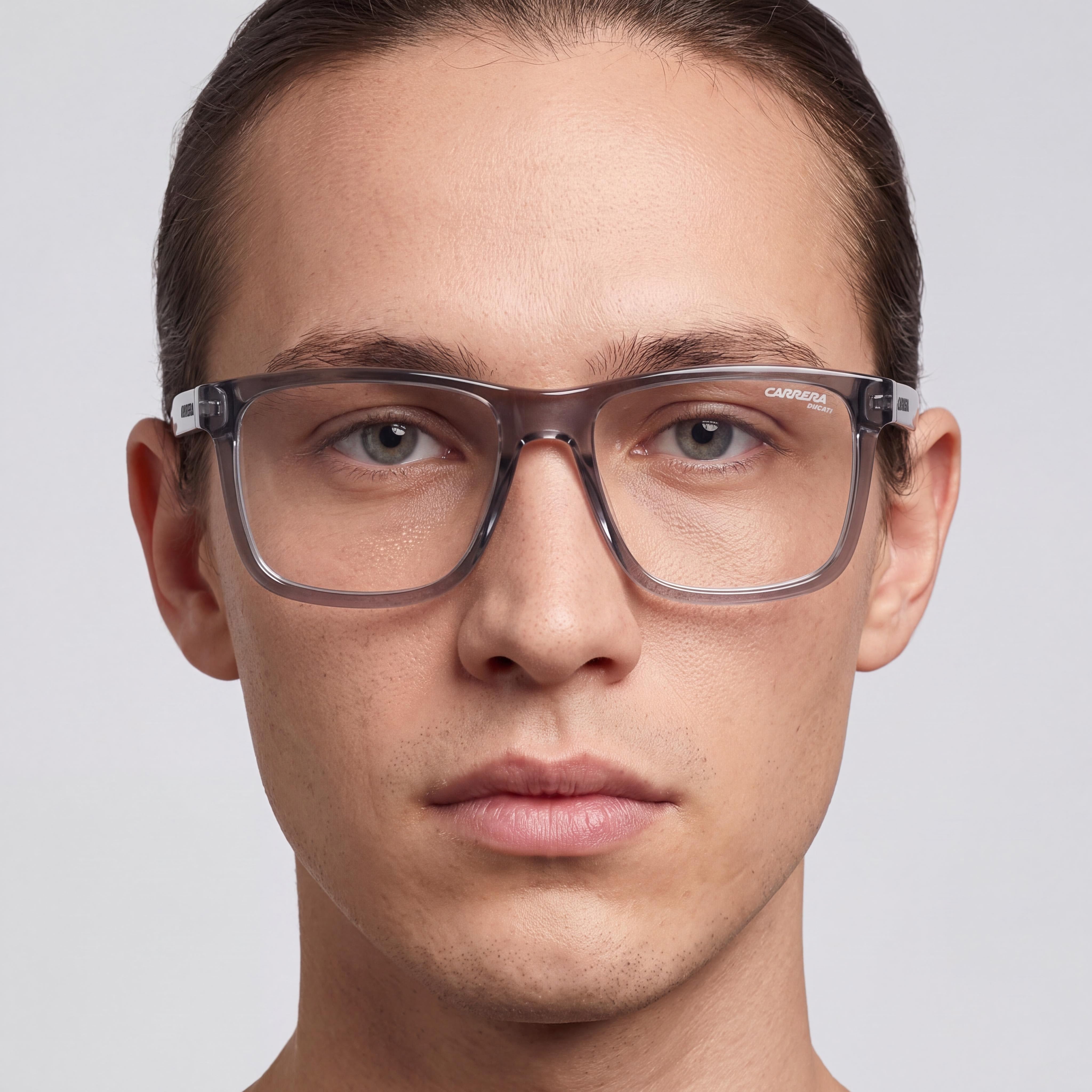CARRERA DUCATI Modern Unisex Injection Propionate Grey Black Optical Frame 55mm, Photo 4
